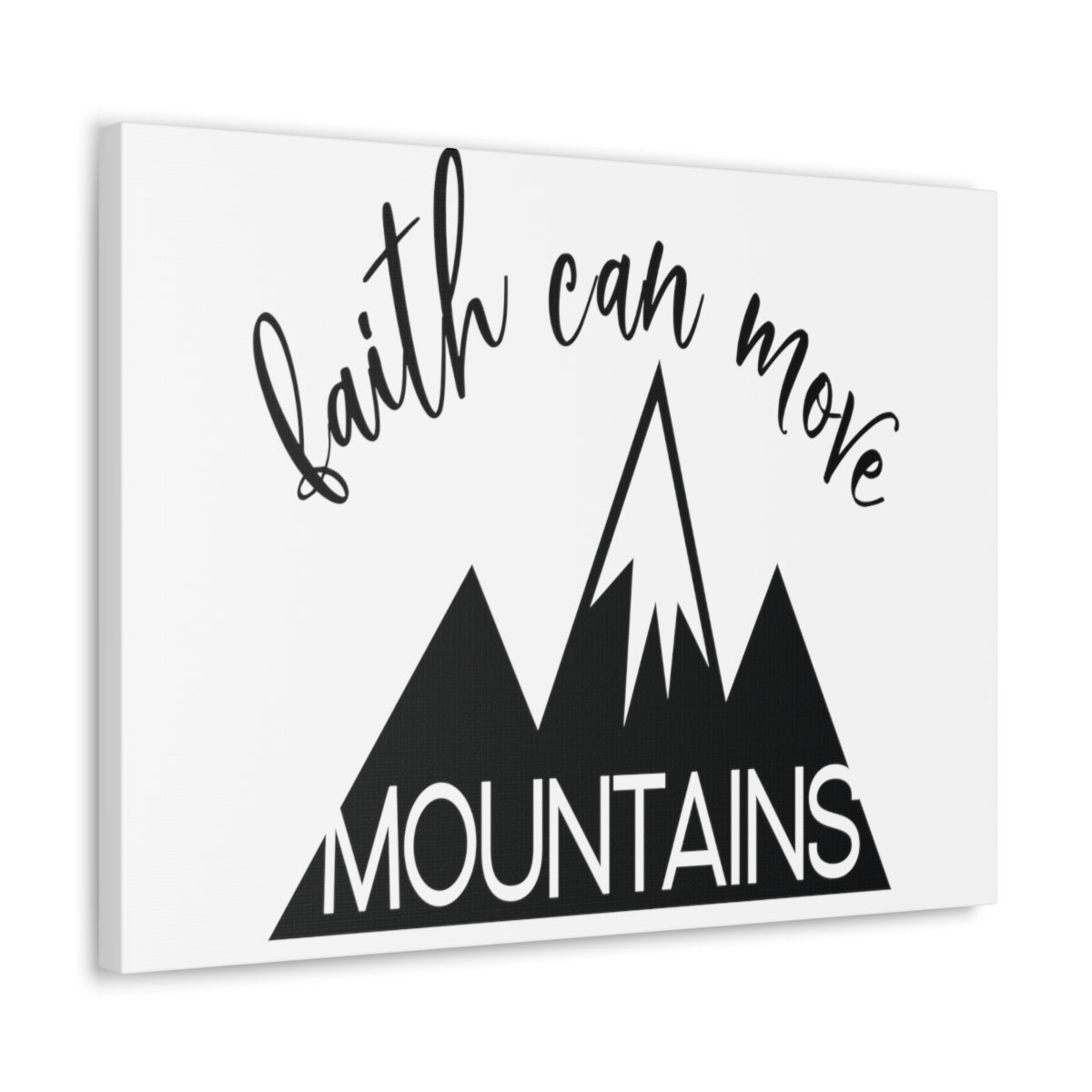 Scripture Walls Faith Can Move Matthew 17:20 Christian Wall Art Print Ready to Hang Unframed-Express Your Love Gifts