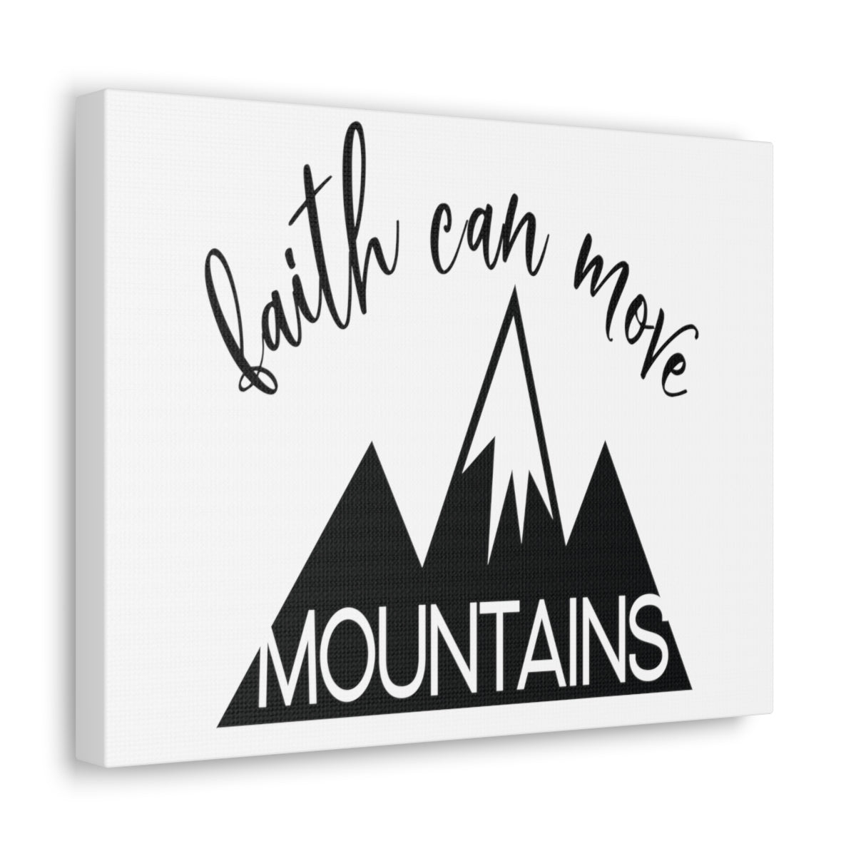 Scripture Walls Faith Can Move Matthew 17:20 Christian Wall Art Print Ready to Hang Unframed-Express Your Love Gifts