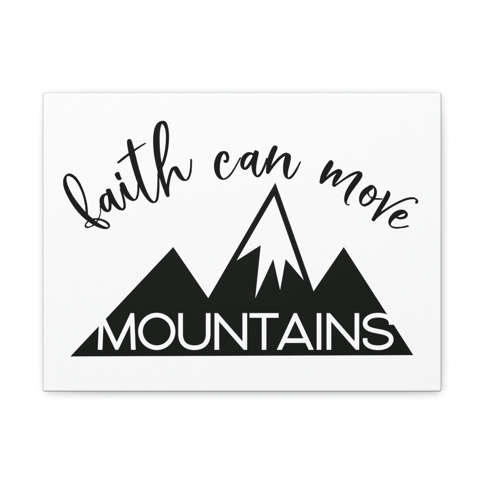 Scripture Walls Faith Can Move Mountains Matthew 17:20 Christian Wall Art Print Ready to Hang Unframed-Express Your Love Gifts