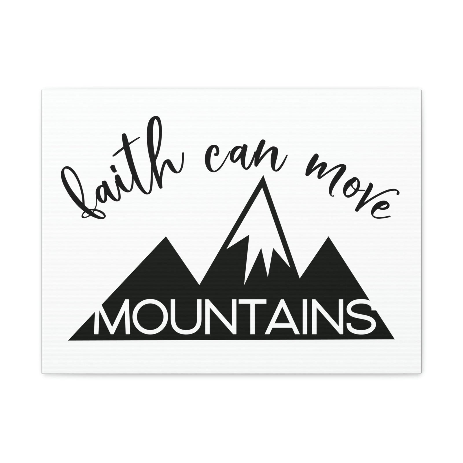 Scripture Walls Faith Can Move Mountains Matthew 17:20 Christian Wall Art Print Ready to Hang Unframed-Express Your Love Gifts
