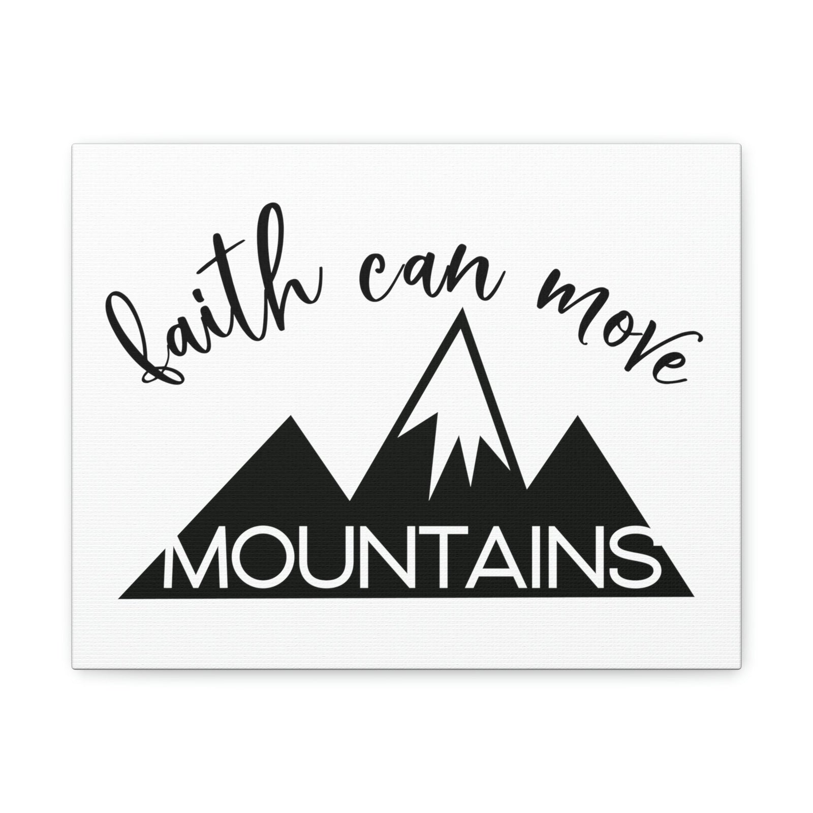 Scripture Walls Faith Can Move Mountains Matthew 17:20 Christian Wall Art Print Ready to Hang Unframed-Express Your Love Gifts