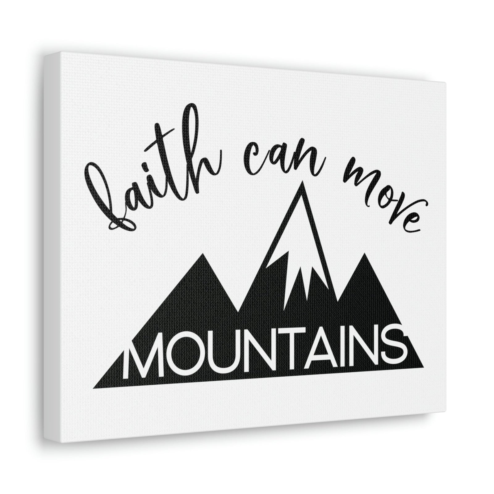 Scripture Walls Faith Can Move Mountains Matthew 17:20 Christian Wall Art Print Ready to Hang Unframed-Express Your Love Gifts