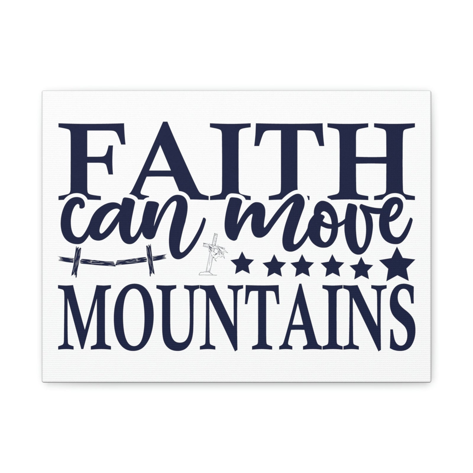 Scripture Walls Faith Can Move Mountains Matthew 17:21 Christian Wall Art Print Ready to Hang Unframed-Express Your Love Gifts
