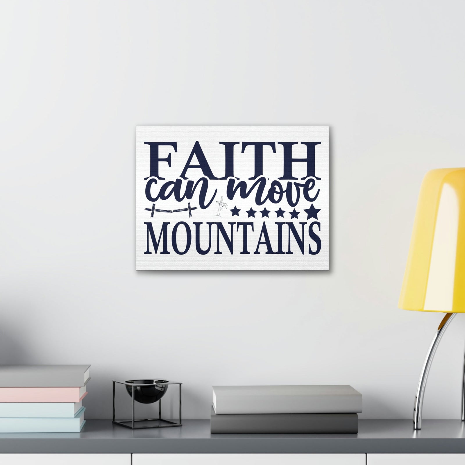 Scripture Walls Faith Can Move Mountains Matthew 17:21 Christian Wall Art Print Ready to Hang Unframed-Express Your Love Gifts