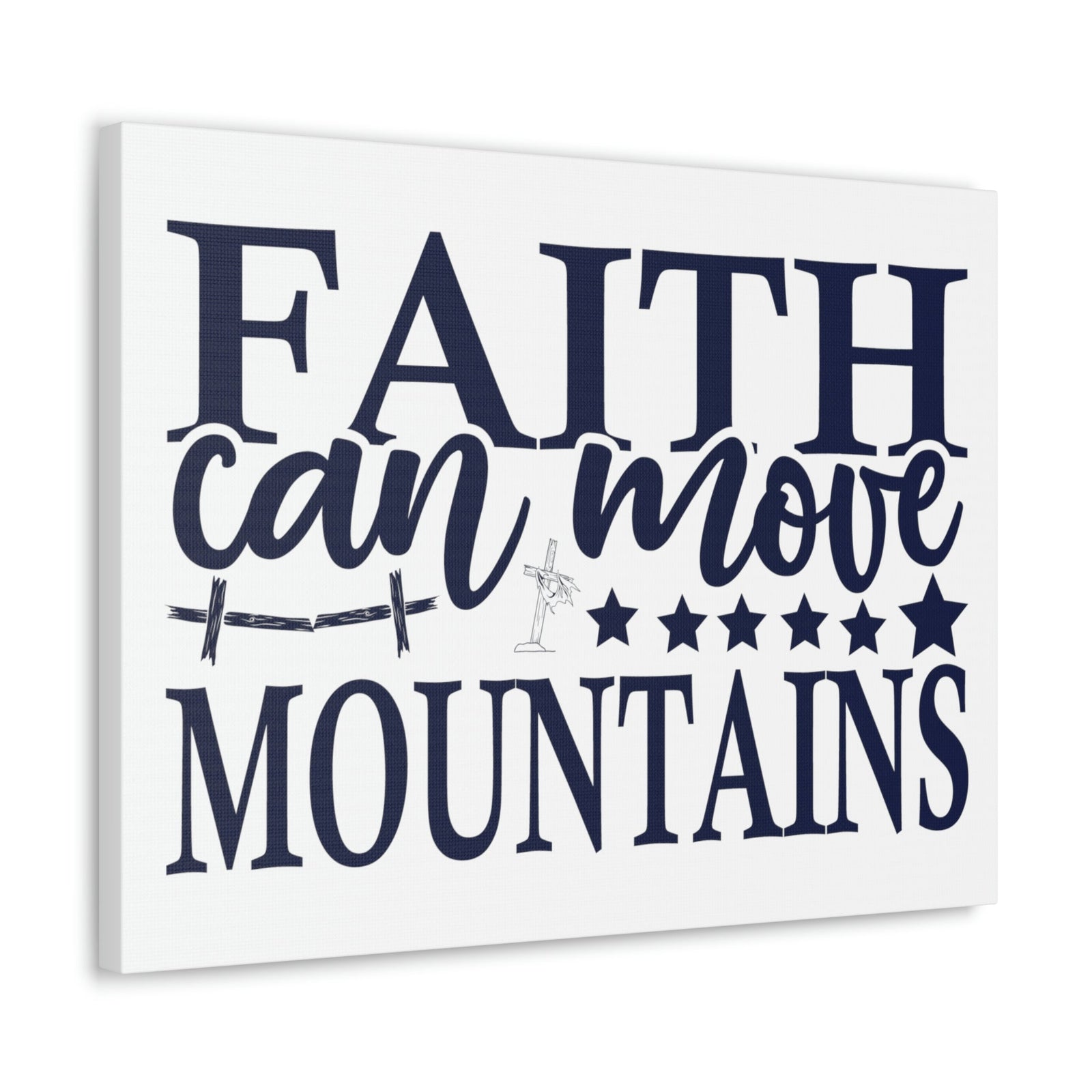 Scripture Walls Faith Can Move Mountains Matthew 17:21 Christian Wall Art Print Ready to Hang Unframed-Express Your Love Gifts