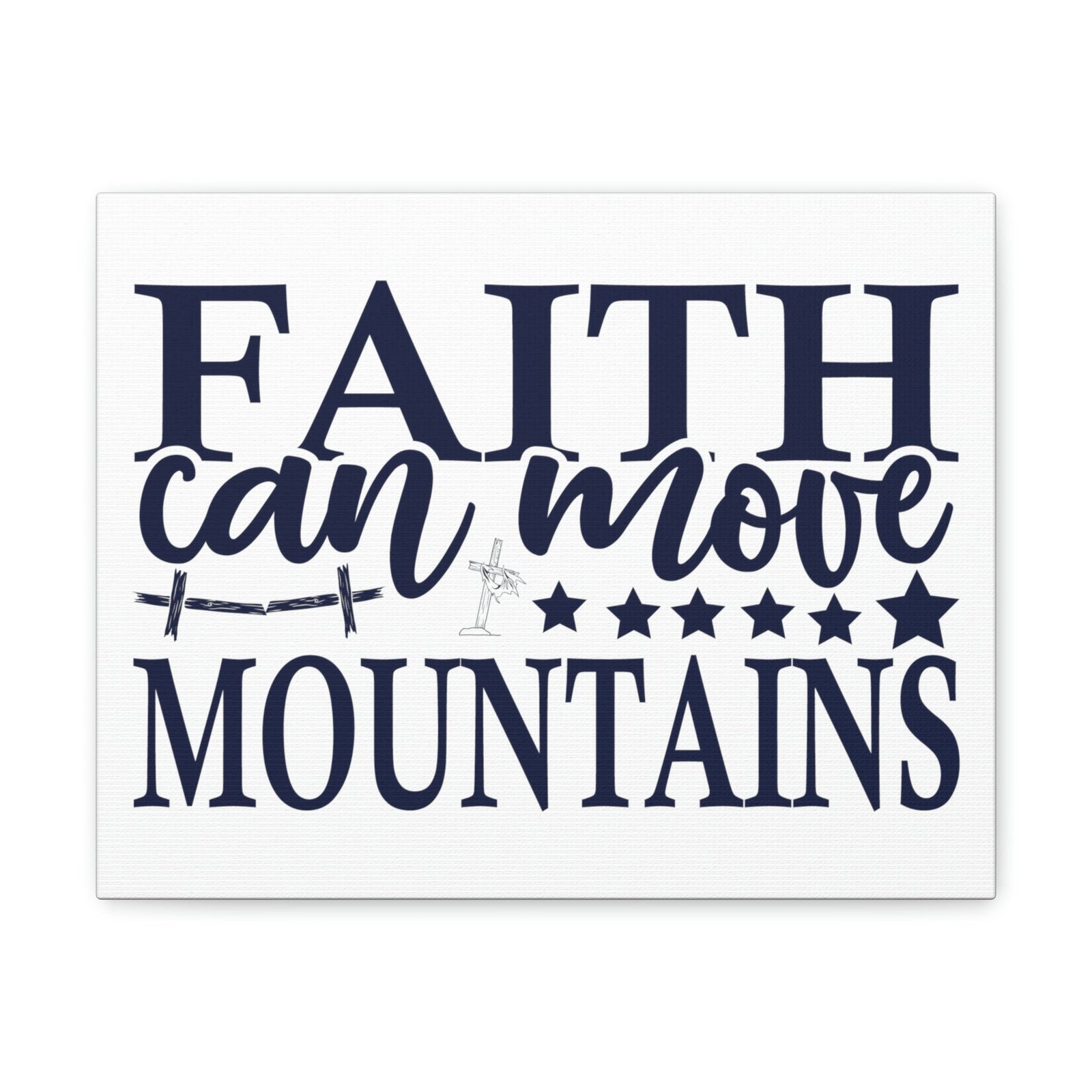 Scripture Walls Faith Can Move Mountains Matthew 17:21 Christian Wall Art Print Ready to Hang Unframed-Express Your Love Gifts