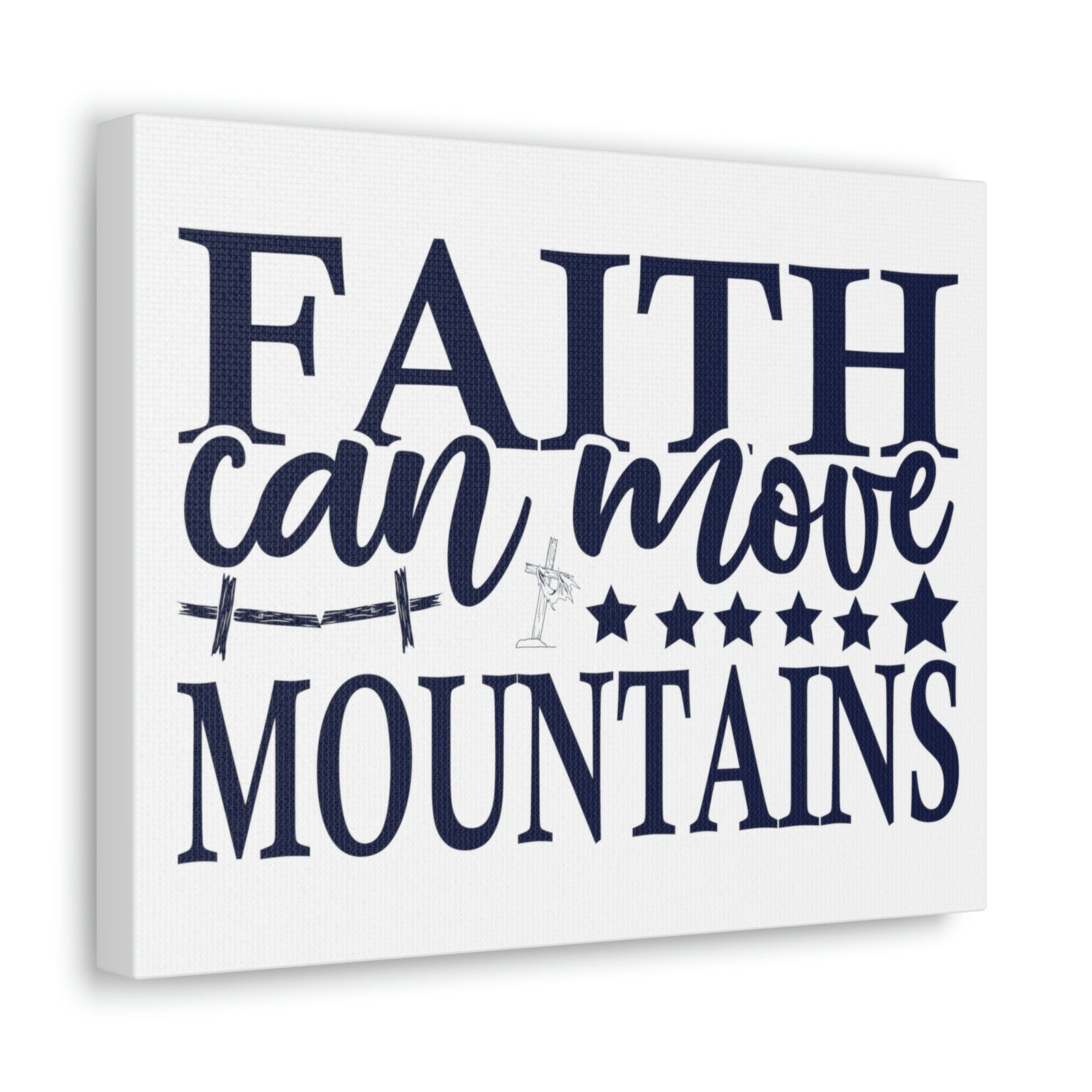 Scripture Walls Faith Can Move Mountains Matthew 17:21 Christian Wall Art Print Ready to Hang Unframed-Express Your Love Gifts
