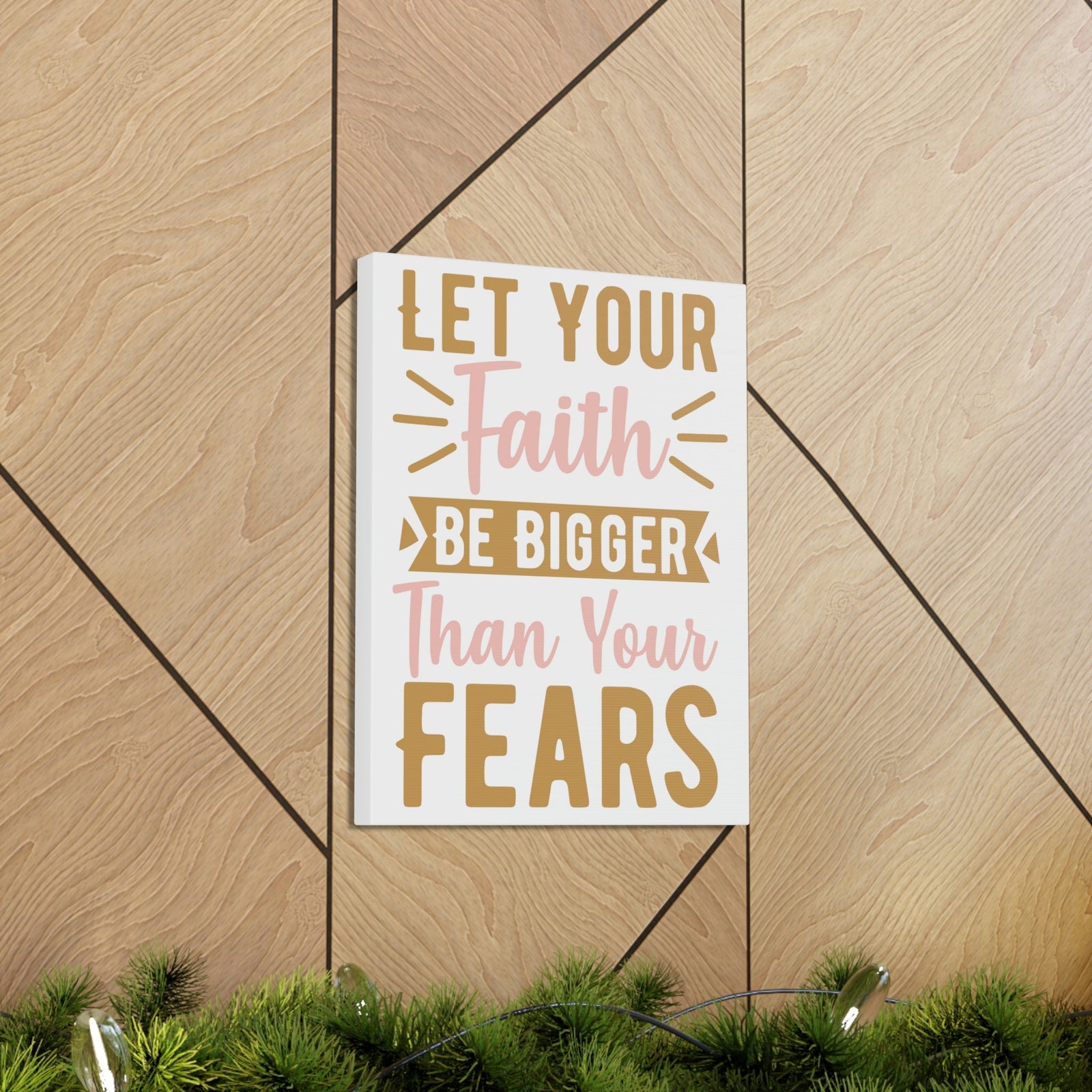 Scripture Walls Faith Christian Hebrews 13:6 Wall Art Print Ready to Hang Unframed-Express Your Love Gifts