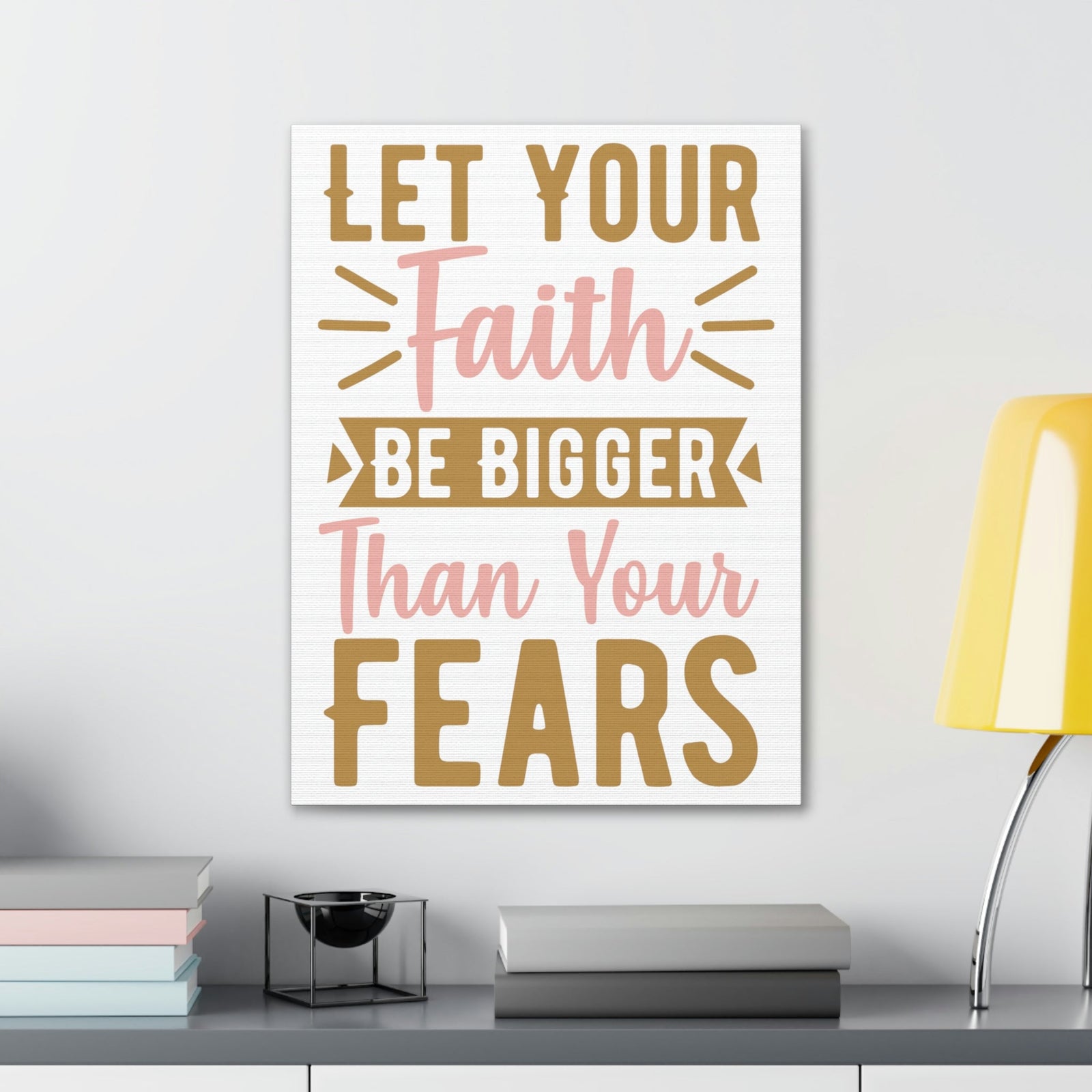 Scripture Walls Faith Christian Hebrews 13:6 Wall Art Print Ready to Hang Unframed-Express Your Love Gifts