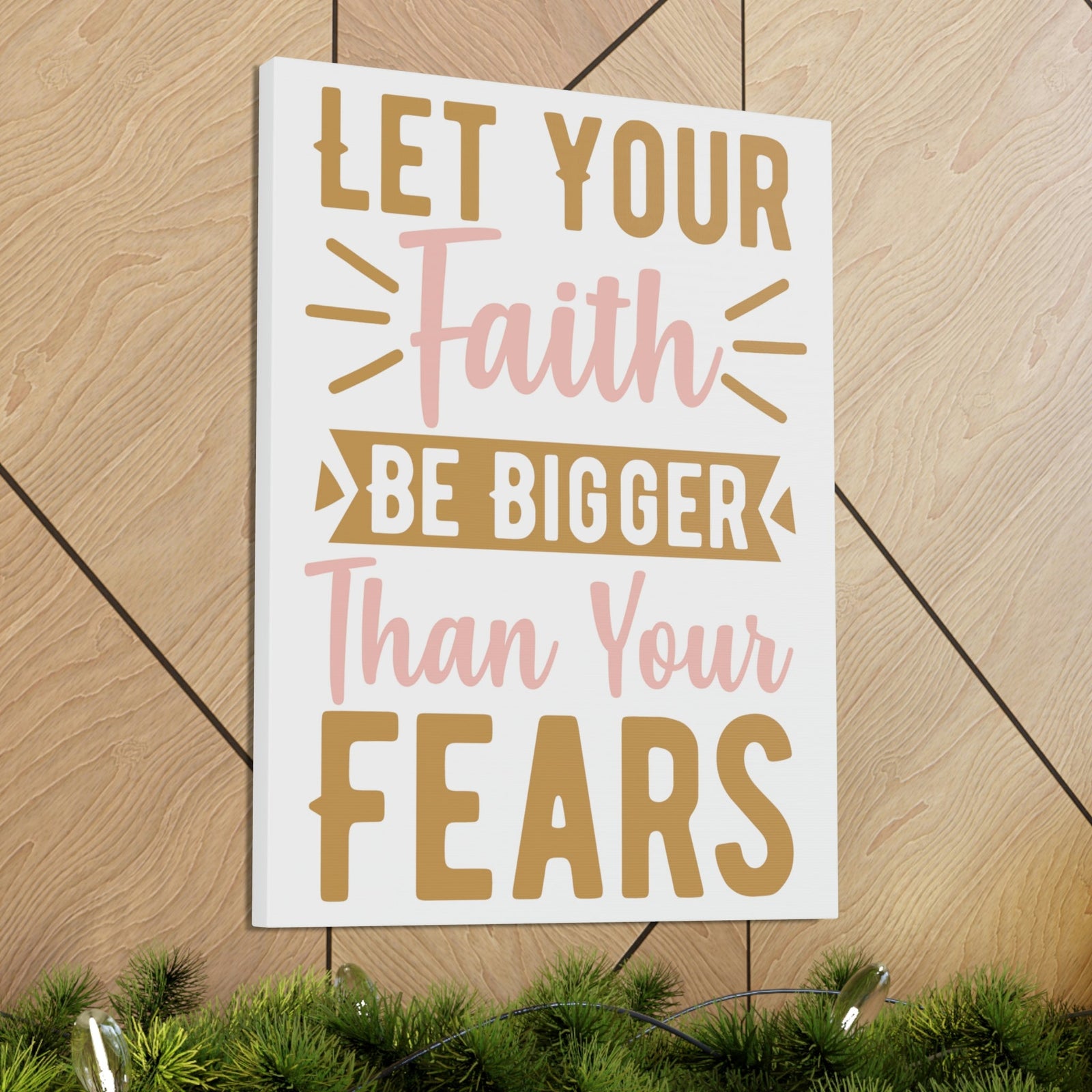 Scripture Walls Faith Christian Hebrews 13:6 Wall Art Print Ready to Hang Unframed-Express Your Love Gifts