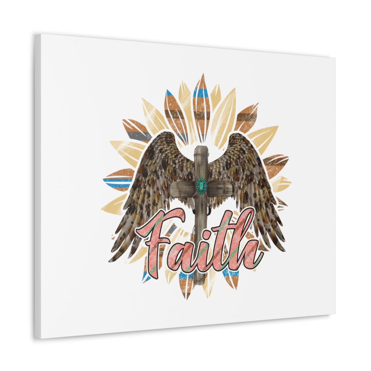 Scripture Walls Faith Eagle Romans 10:17 Christian Wall Art Bible Verse Print Ready to Hang Unframed-Express Your Love Gifts