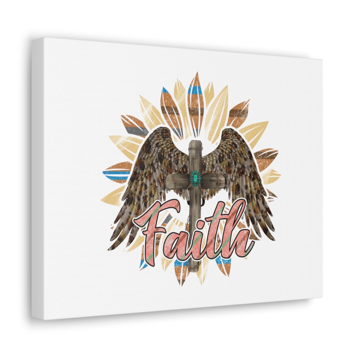 Scripture Walls Faith Eagle Romans 10:17 Christian Wall Art Bible Verse Print Ready to Hang Unframed-Express Your Love Gifts