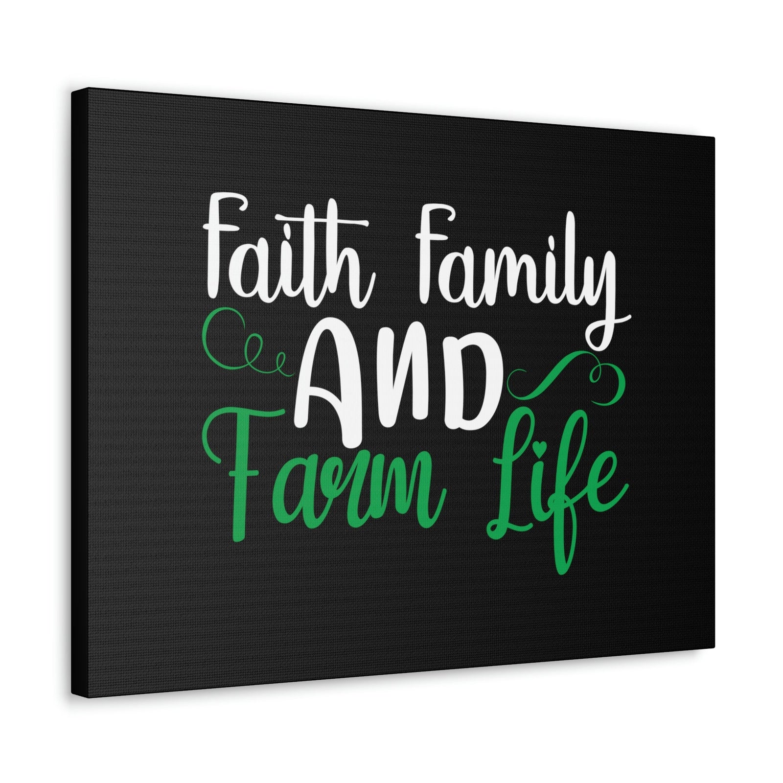 Scripture Walls Faith Family And Farm Life Exodus 20:12 Green Christian Wall Art Bible Verse Print Ready to Hang Unframed-Express Your Love Gifts
