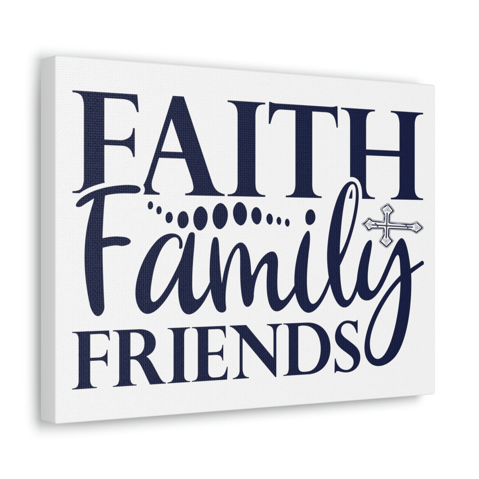 Scripture Walls Faith, Family, Friends Matthew 12:50 Christian Wall Art Print Ready to Hang Unframed-Express Your Love Gifts