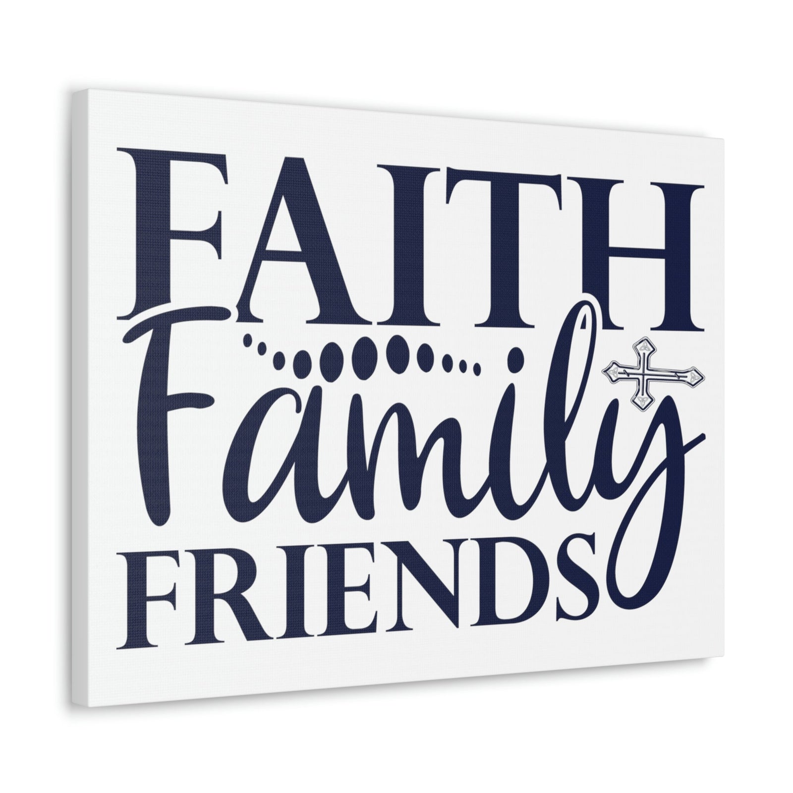 Scripture Walls Faith, Family, Friends Matthew 12:50 Christian Wall Art Print Ready to Hang Unframed-Express Your Love Gifts