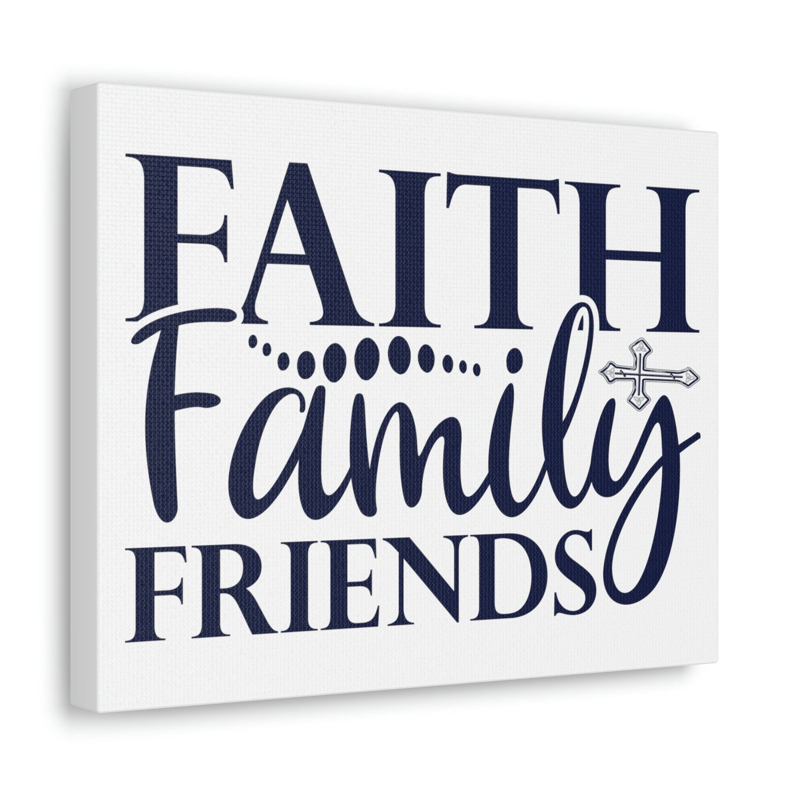 Scripture Walls Faith, Family, Friends Matthew 12:50 Christian Wall Art Print Ready to Hang Unframed-Express Your Love Gifts