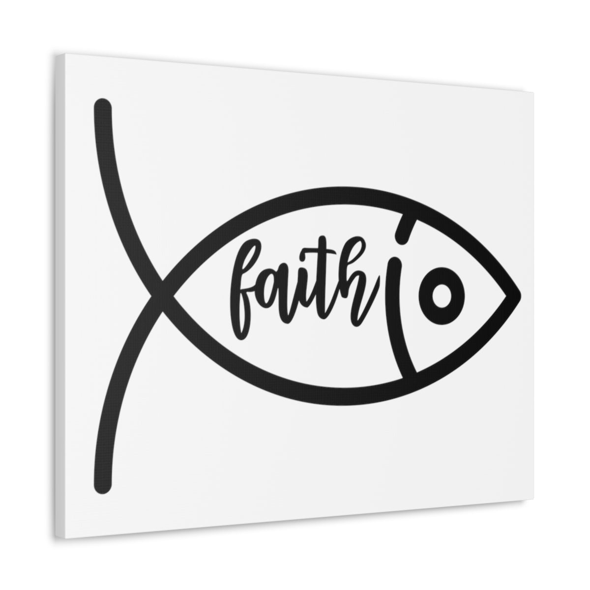 Scripture Walls Faith Fish Luke 8:22-25 hristian Wall Art Print Ready to Hang Unframed-Express Your Love Gifts