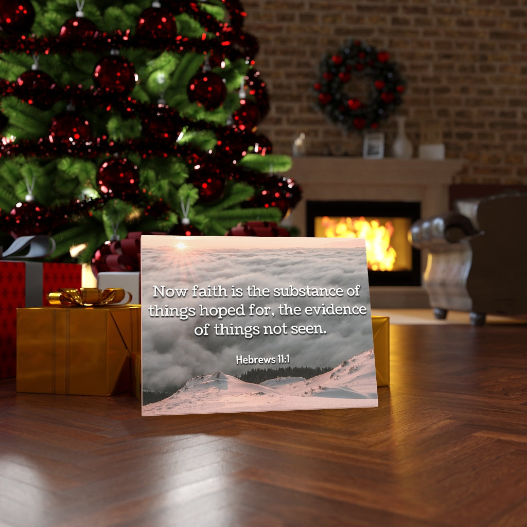 Scripture Walls Faith Hebrews 11:1 Bible Verse Canvas Christian Wall Art Ready to Hang Unframed-Express Your Love Gifts