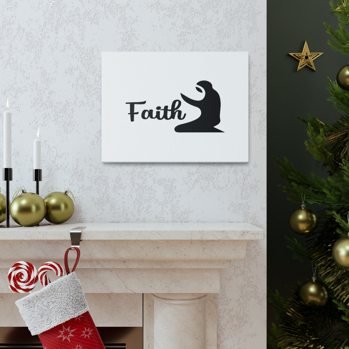 Scripture Walls Faith Hebrews 11:1 Plain Christian Wall Art Bible Verse Print Ready to Hang Unframed-Express Your Love Gifts