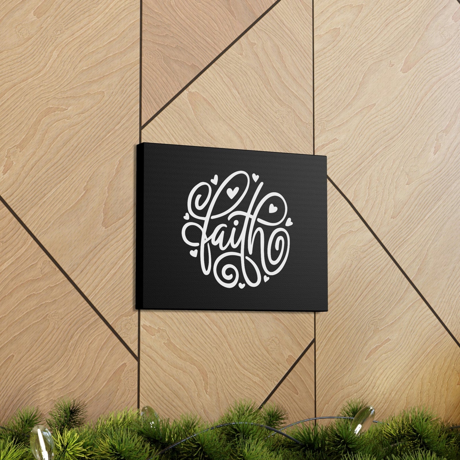 Scripture Walls Faith Hebrews 11:6 Hearts White Christian Wall Art Bible Verse Print Ready to Hang Unframed-Express Your Love Gifts