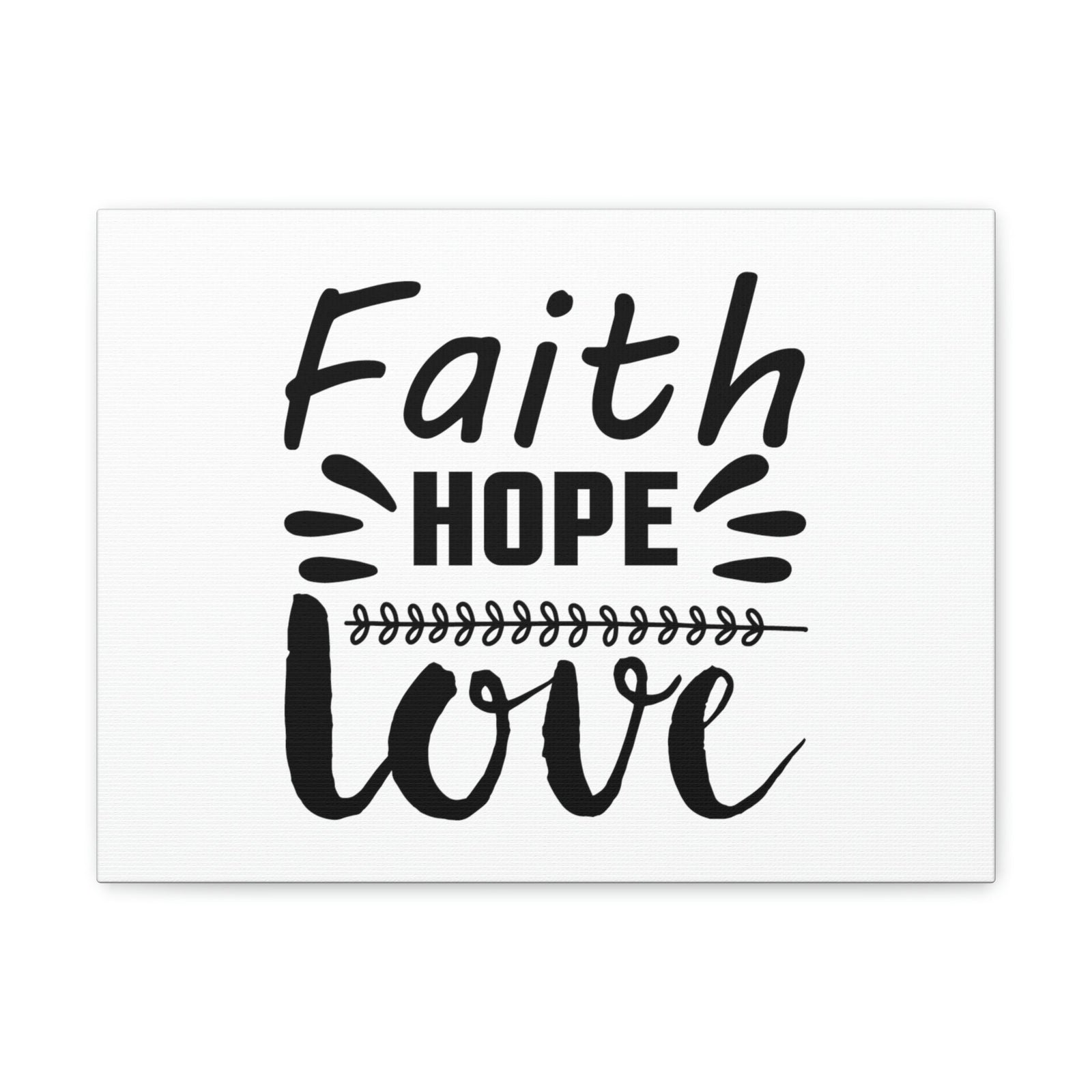 Scripture Walls Faith, Hope, And Love 1 Corinthians 13:13 Christian Wall Art Bible Verse Print Ready to Hang Unframed-Express Your Love Gifts