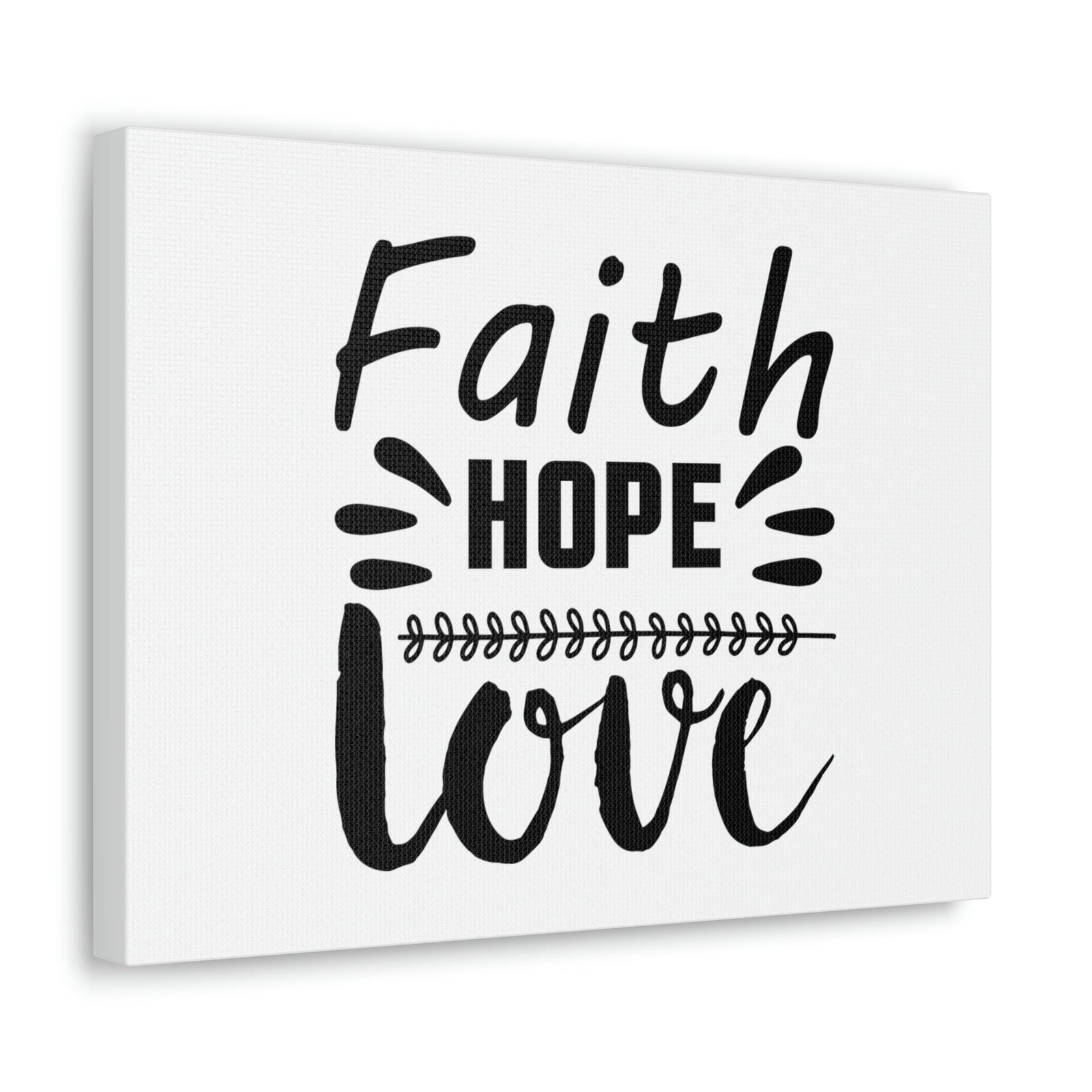 Scripture Walls Faith, Hope, And Love 1 Corinthians 13:13 Christian Wall Art Bible Verse Print Ready to Hang Unframed-Express Your Love Gifts