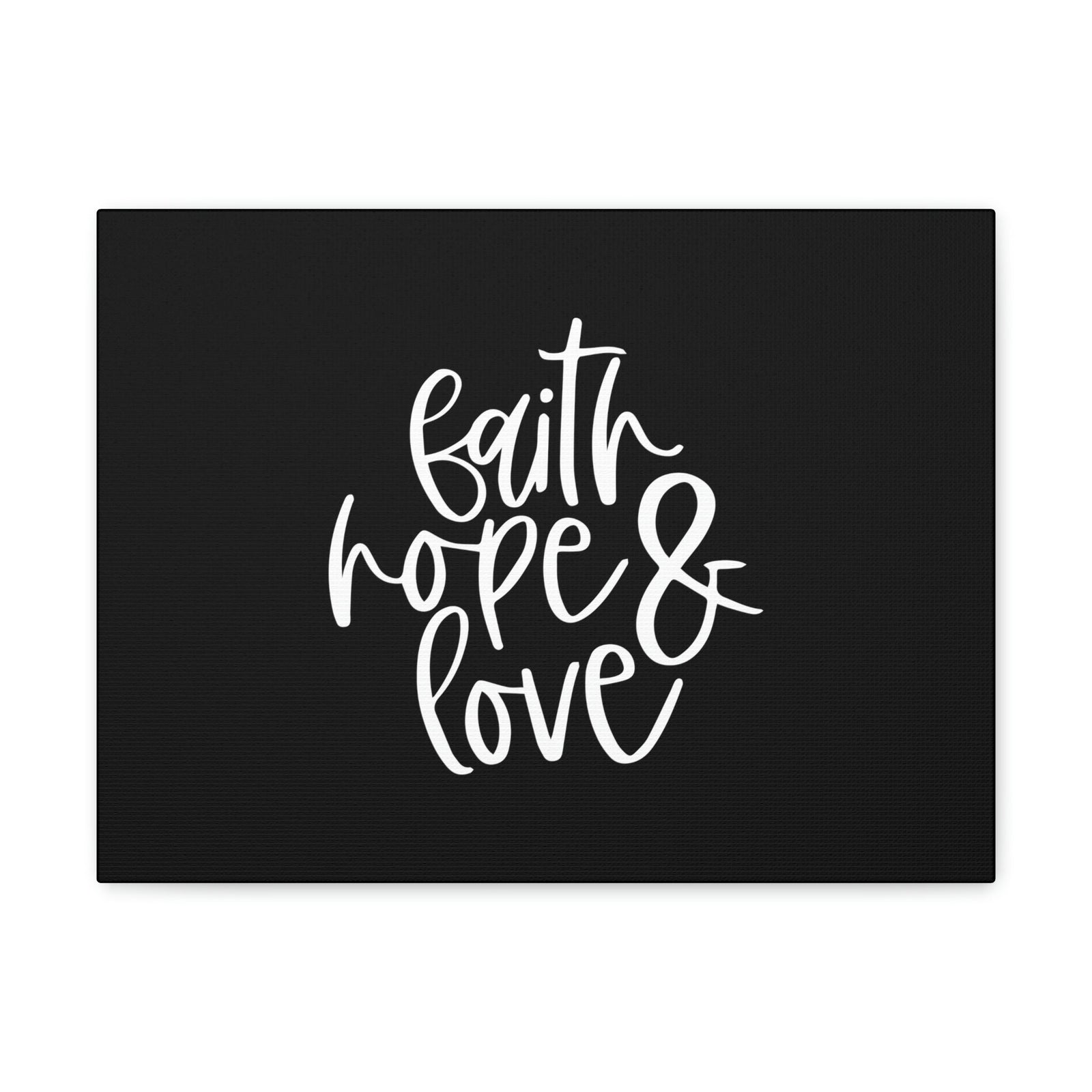 Scripture Walls Faith, Hope And Love 1 Corinthians 13:13 White Christian Wall Art Bible Verse Print Ready to Hang Unframed-Express Your Love Gifts