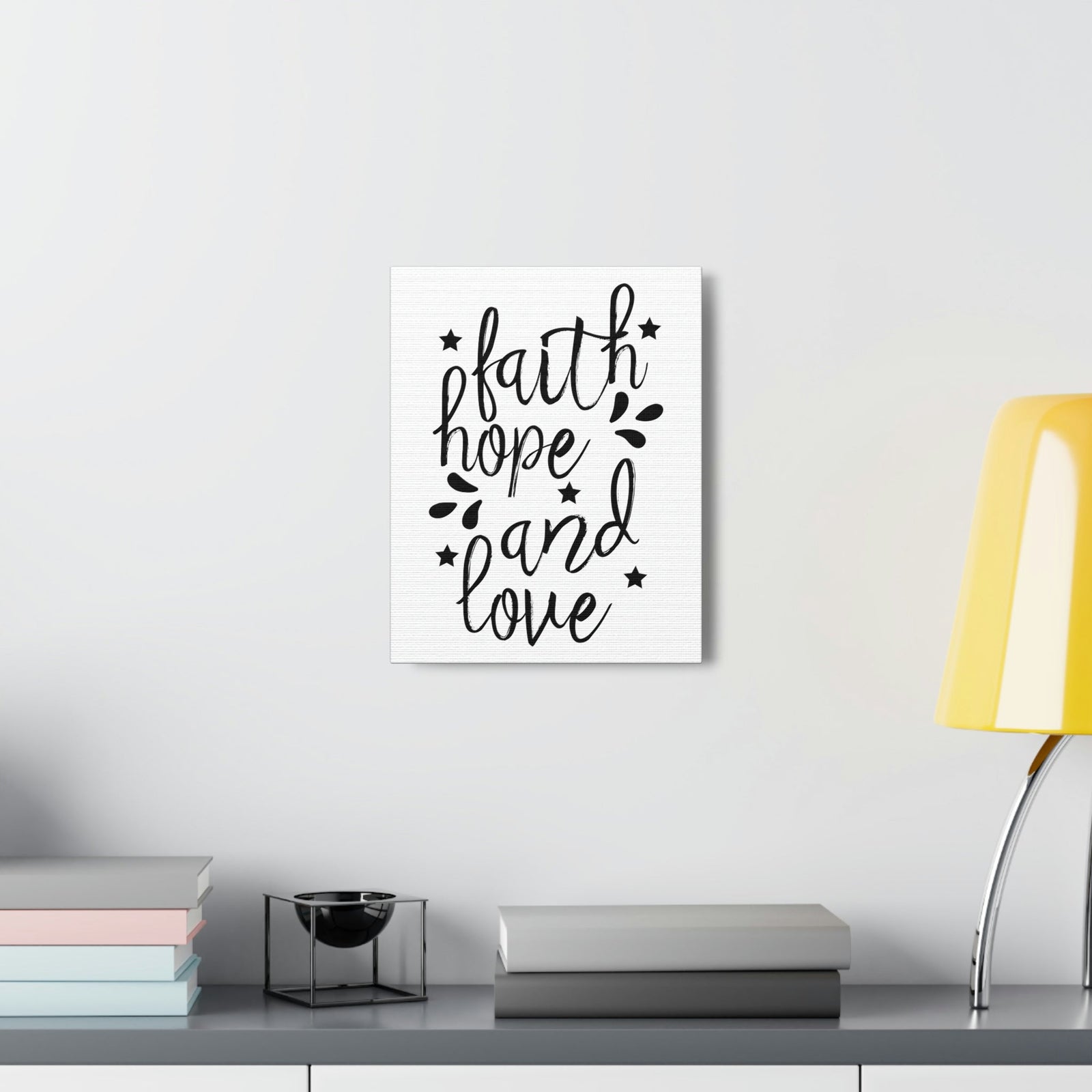 Scripture Walls Faith Hope And Love 1 Corinthians 13:7 Christian Wall Art Print Ready to Hang Unframed-Express Your Love Gifts