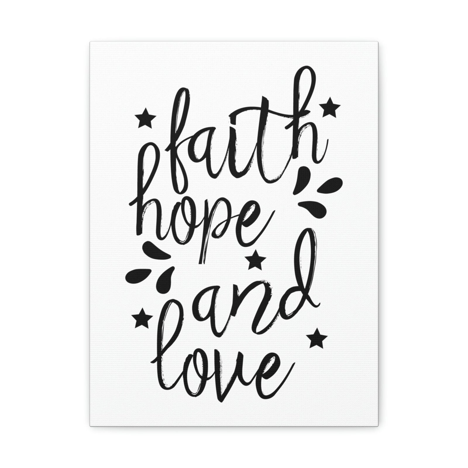 Scripture Walls Faith Hope And Love 1 Corinthians 13:7 Christian Wall Art Print Ready to Hang Unframed-Express Your Love Gifts