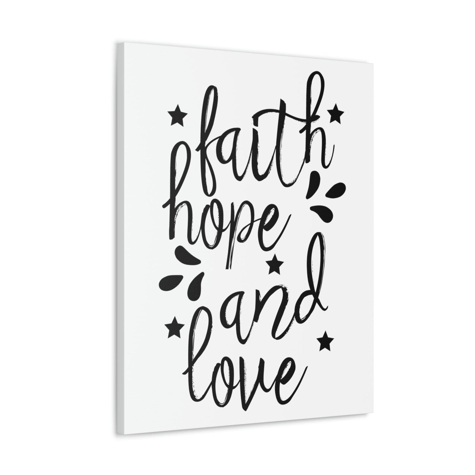 Scripture Walls Faith Hope And Love 1 Corinthians 13:7 Christian Wall Art Print Ready to Hang Unframed-Express Your Love Gifts