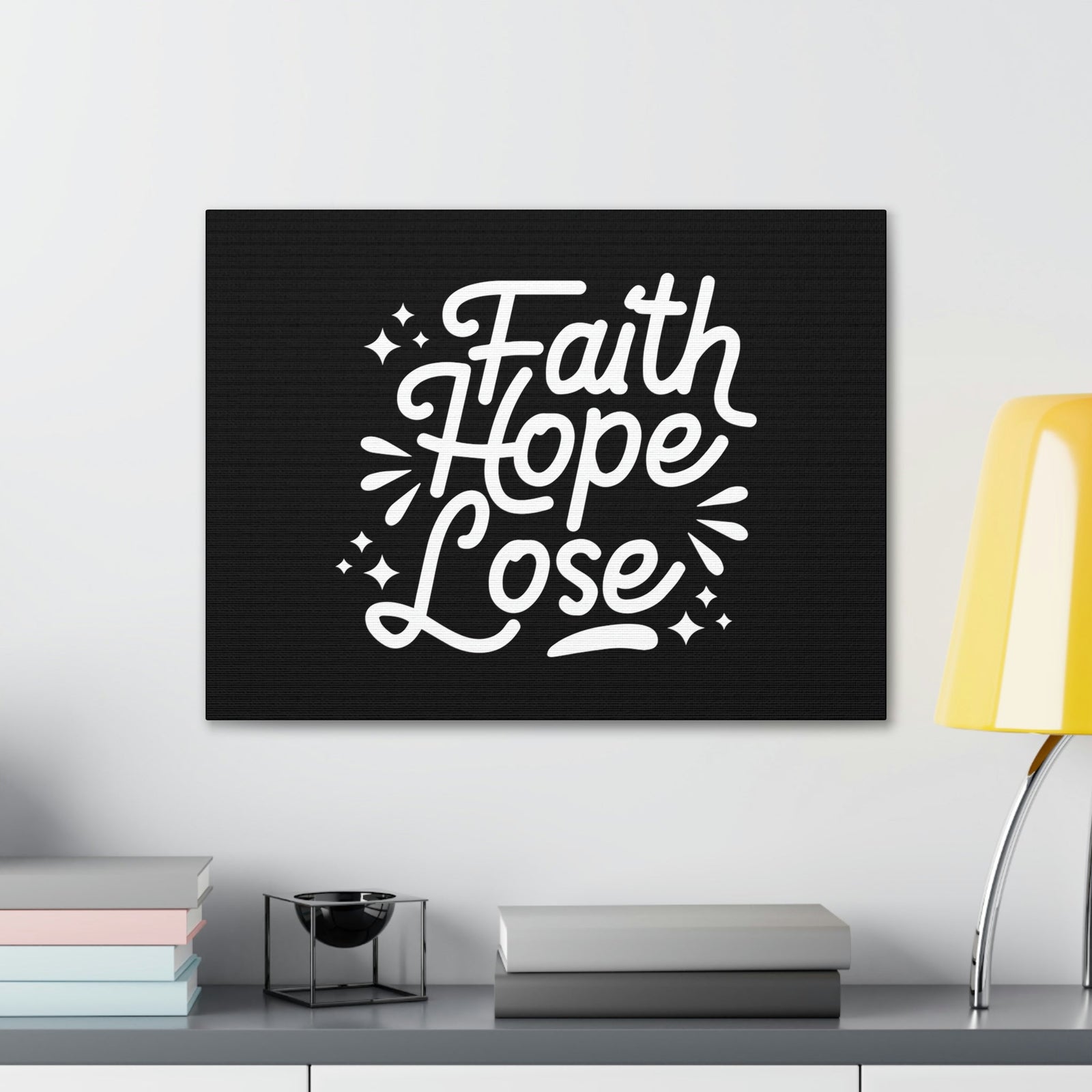 Scripture Walls Faith, Hope, Love 1 Corinthians 13:13 Black Christian Wall Art Bible Verse Print Ready to Hang Unframed-Express Your Love Gifts