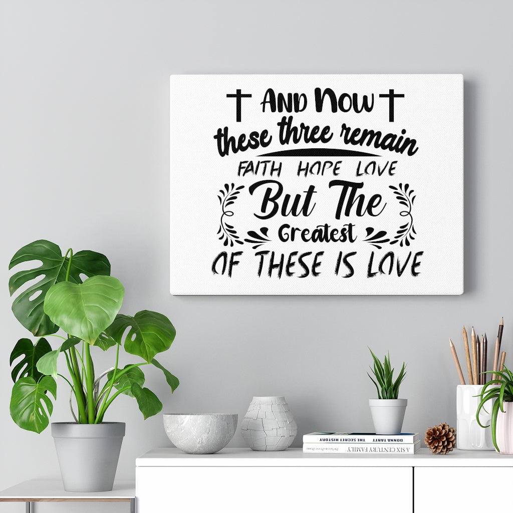 Scripture Walls Faith Hope Love Bible Verse Canvas Christian Wall Art Ready to Hang Unframed-Express Your Love Gifts