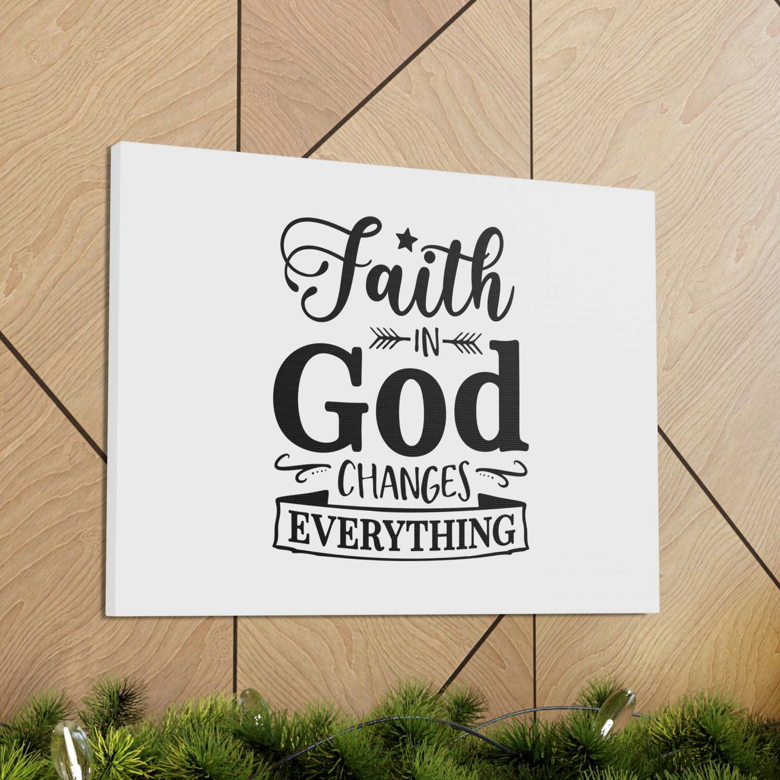 Scripture Walls Faith In God 2 Corinthians 5:17 White Arrow Christian Wall Art Bible Verse Print Ready to Hang Unframed-Express Your Love Gifts