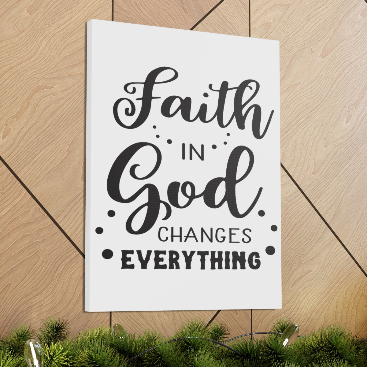 Scripture Walls Faith In God Mark 11:22 Christian Wall Art Print Ready to Hang Unframed-Express Your Love Gifts