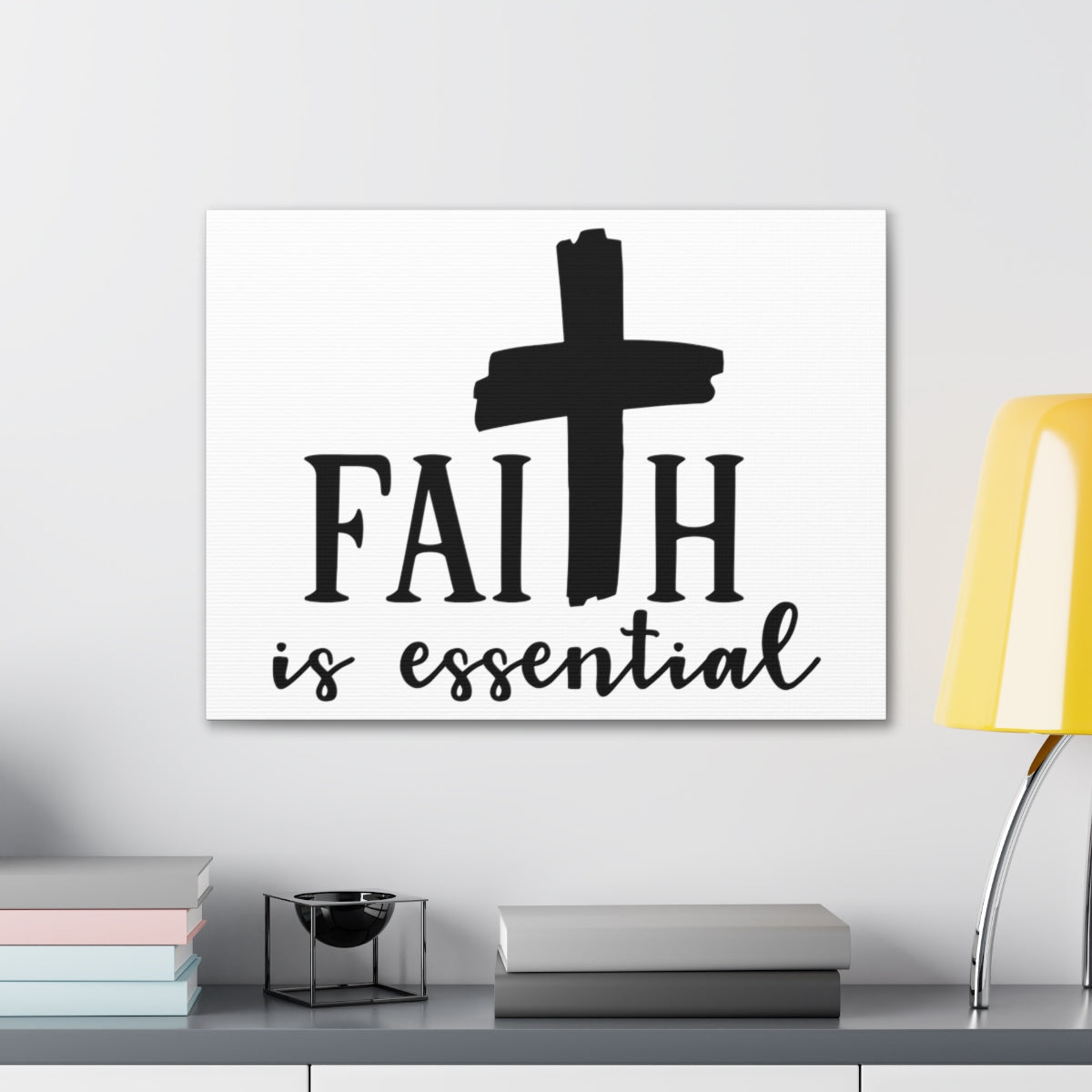 Scripture Walls Faith Is Essential Hebrews 11:6 Christian Wall Art Print Ready to Hang Unframed-Express Your Love Gifts