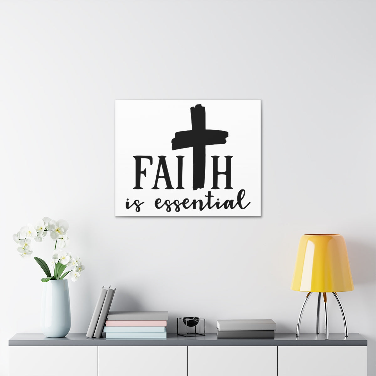 Scripture Walls Faith Is Essential Hebrews 11:6 Christian Wall Art Print Ready to Hang Unframed-Express Your Love Gifts