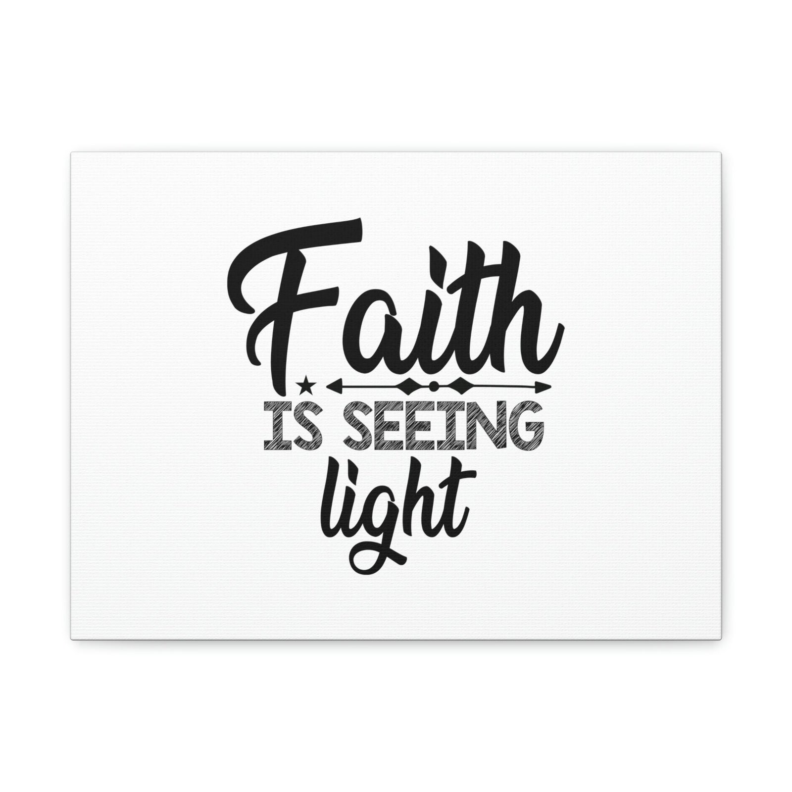 Scripture Walls Faith Is Seeing Light Hebrews 11:1 Christian Wall Art Bible Verse Print Ready to Hang Unframed-Express Your Love Gifts