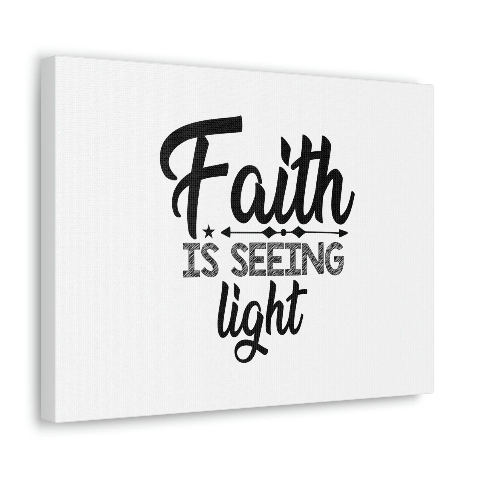Scripture Walls Faith Is Seeing Light Hebrews 11:1 Christian Wall Art Bible Verse Print Ready to Hang Unframed-Express Your Love Gifts