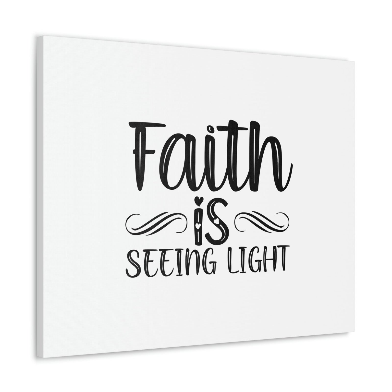 Scripture Walls Faith Is Seeing Light Hebrews 11:1 Christian Wall Art Bible Verse Print Ready to Hang Unframed-Express Your Love Gifts