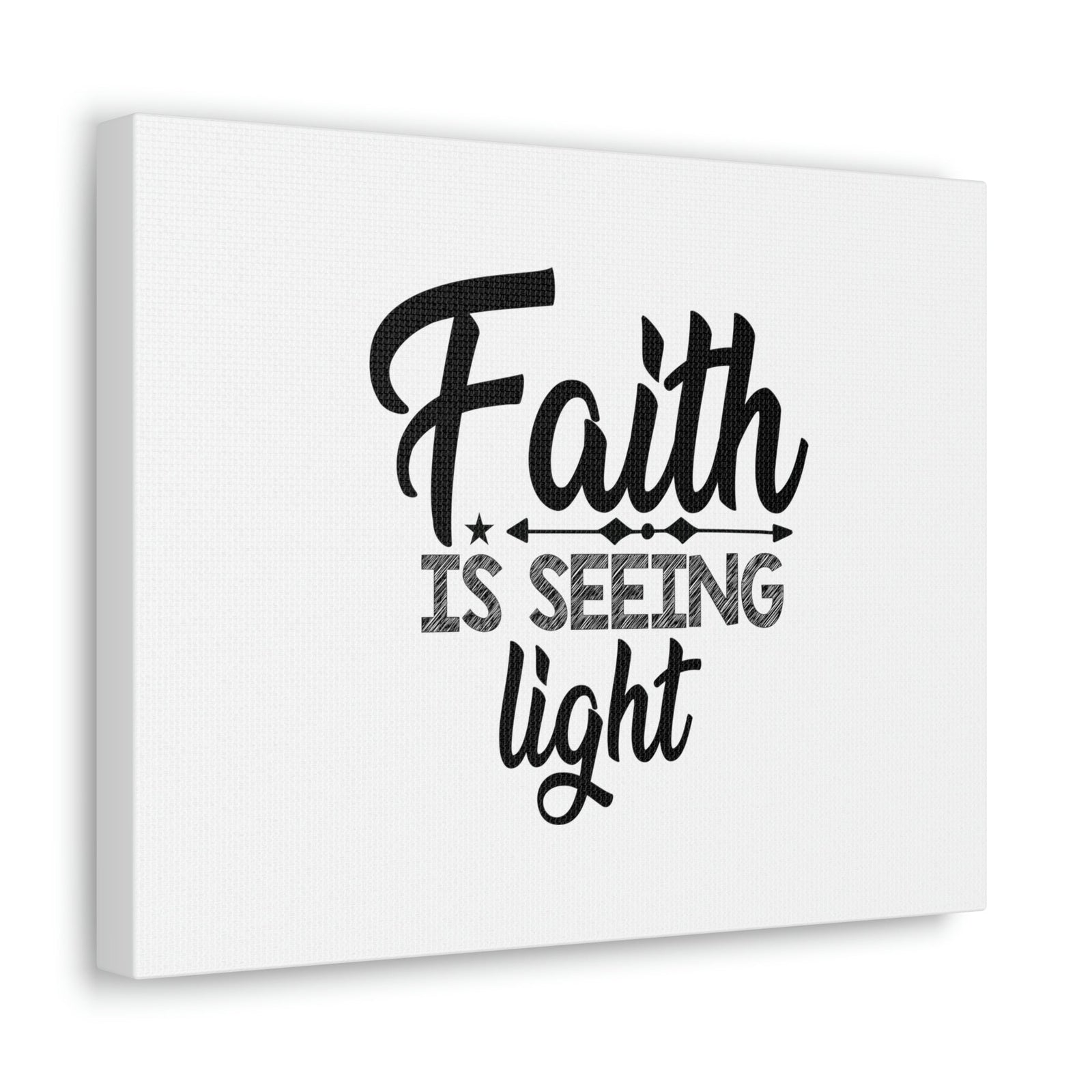 Scripture Walls Faith Is Seeing Light Hebrews 11:1 Christian Wall Art Bible Verse Print Ready to Hang Unframed-Express Your Love Gifts