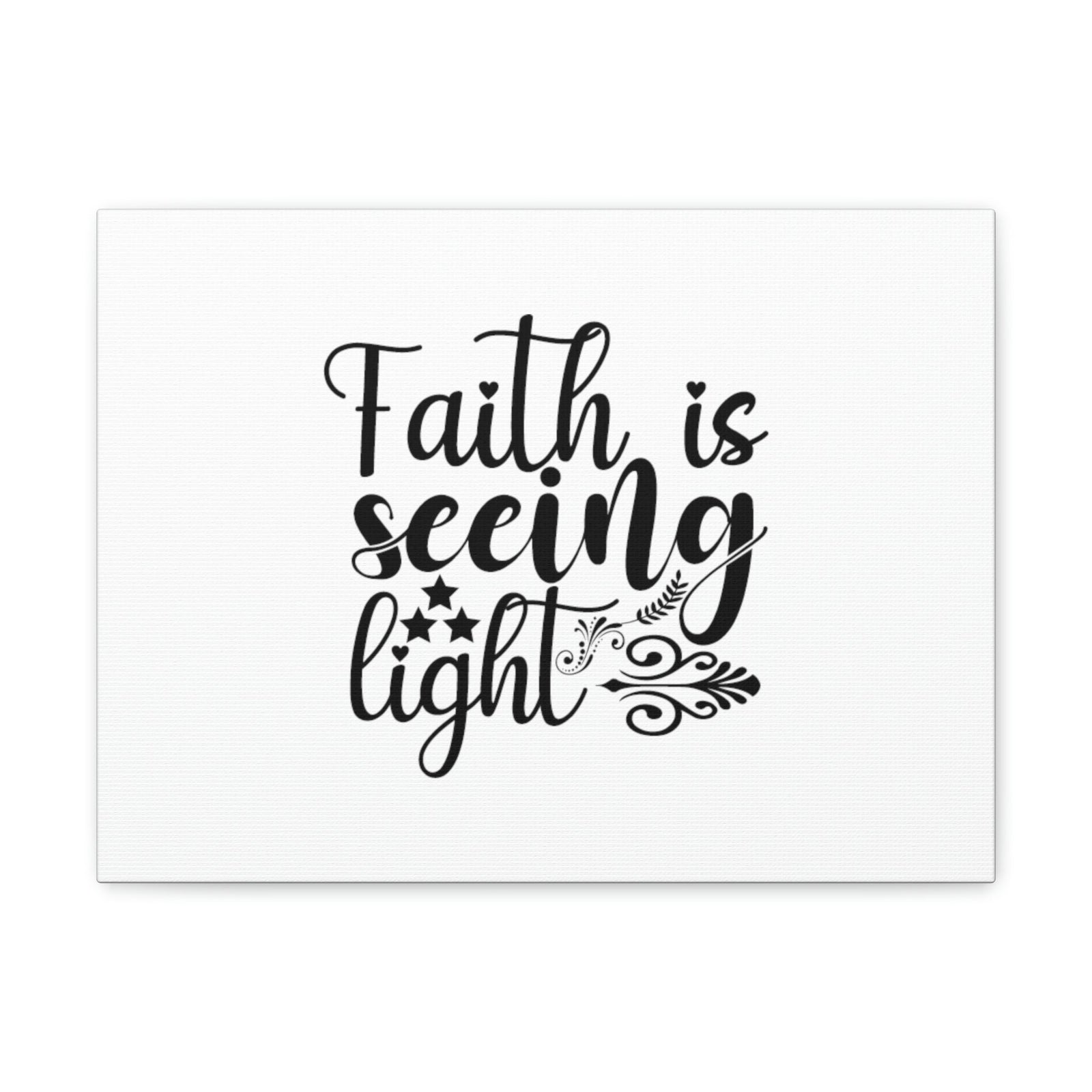 Scripture Walls Faith Is Seeing Light Hebrews 11:1 Stars Christian Wall Art Bible Verse Print Ready to Hang Unframed-Express Your Love Gifts