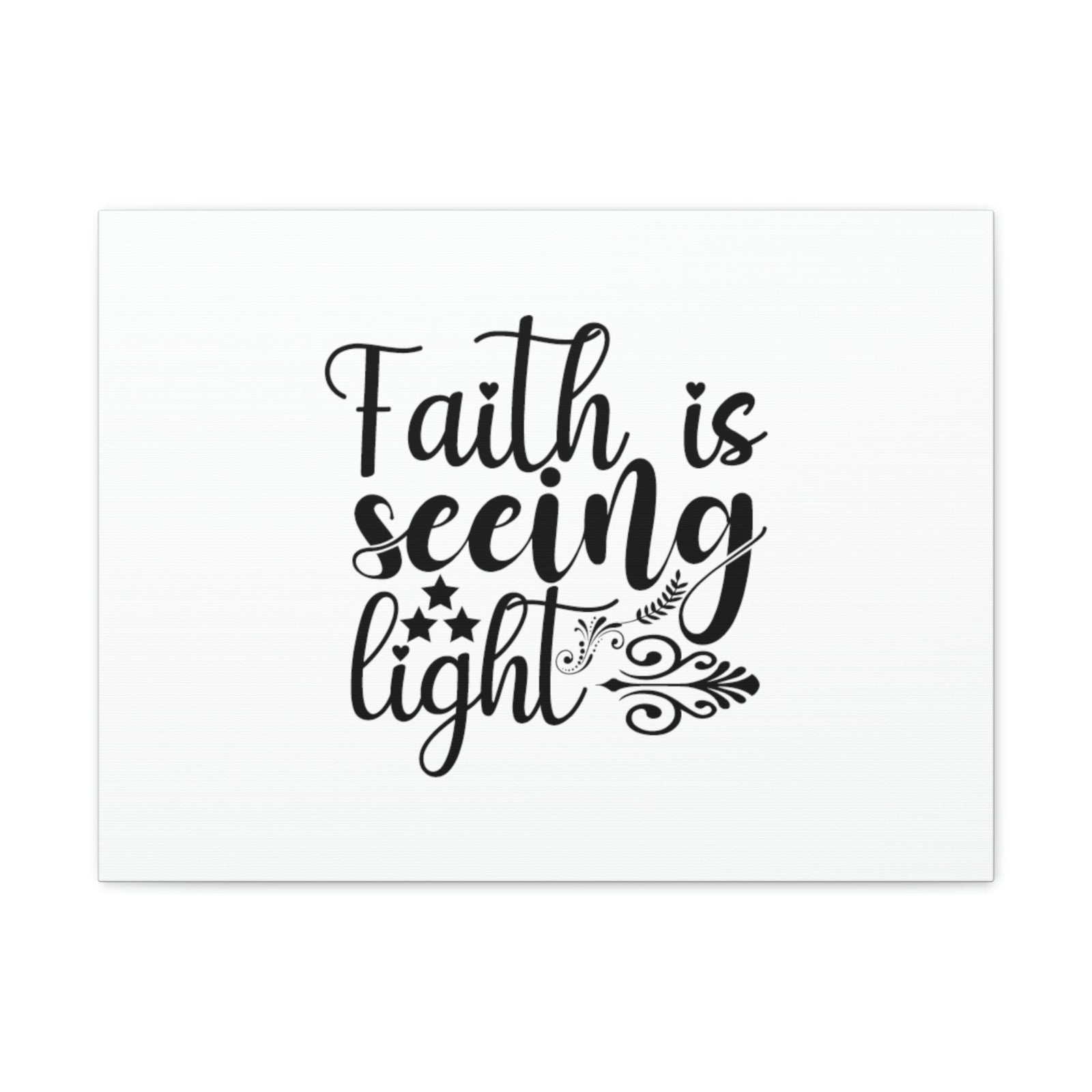 Scripture Walls Faith Is Seeing Light Hebrews 11:1 Stars Christian Wall Art Bible Verse Print Ready to Hang Unframed-Express Your Love Gifts