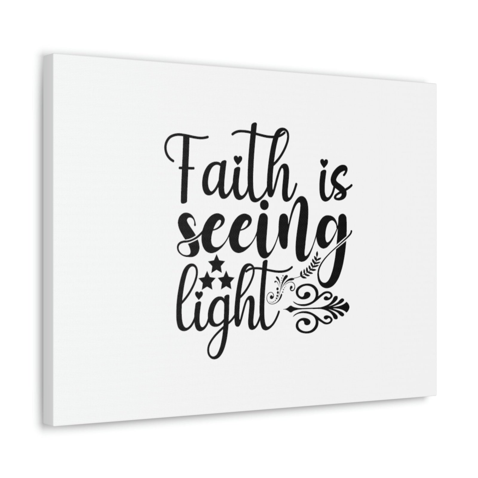 Scripture Walls Faith Is Seeing Light Hebrews 11:1 Stars Christian Wall Art Bible Verse Print Ready to Hang Unframed-Express Your Love Gifts