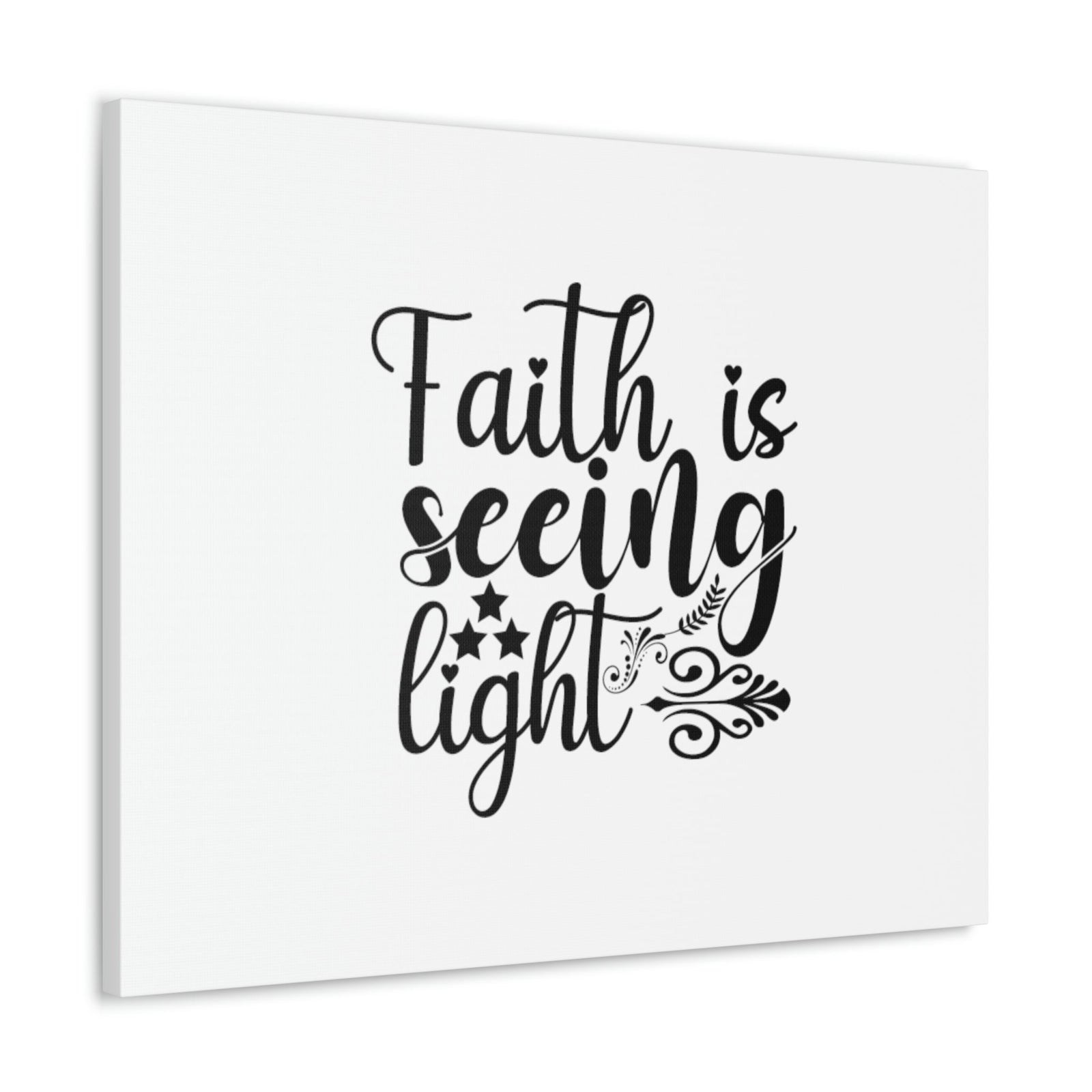 Scripture Walls Faith Is Seeing Light Hebrews 11:1 Stars Christian Wall Art Bible Verse Print Ready to Hang Unframed-Express Your Love Gifts