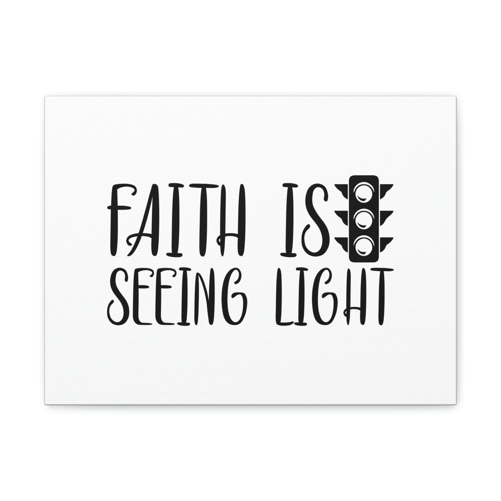 Scripture Walls Faith Is Seeing Light Hebrews 11:1 Traffic Light Christian Wall Art Bible Verse Print Ready to Hang Unframed-Express Your Love Gifts