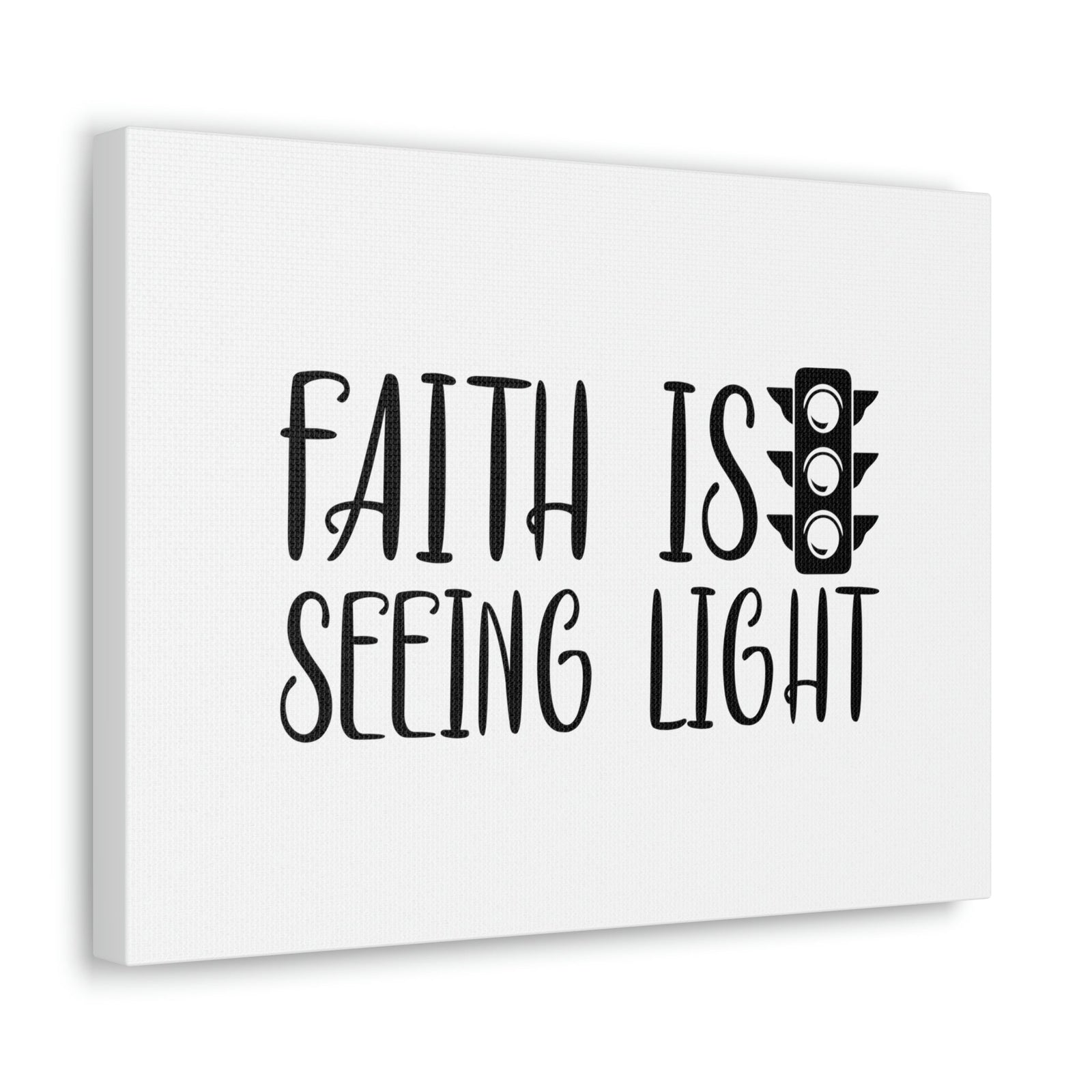 Scripture Walls Faith Is Seeing Light Hebrews 11:1 Traffic Light Christian Wall Art Bible Verse Print Ready to Hang Unframed-Express Your Love Gifts