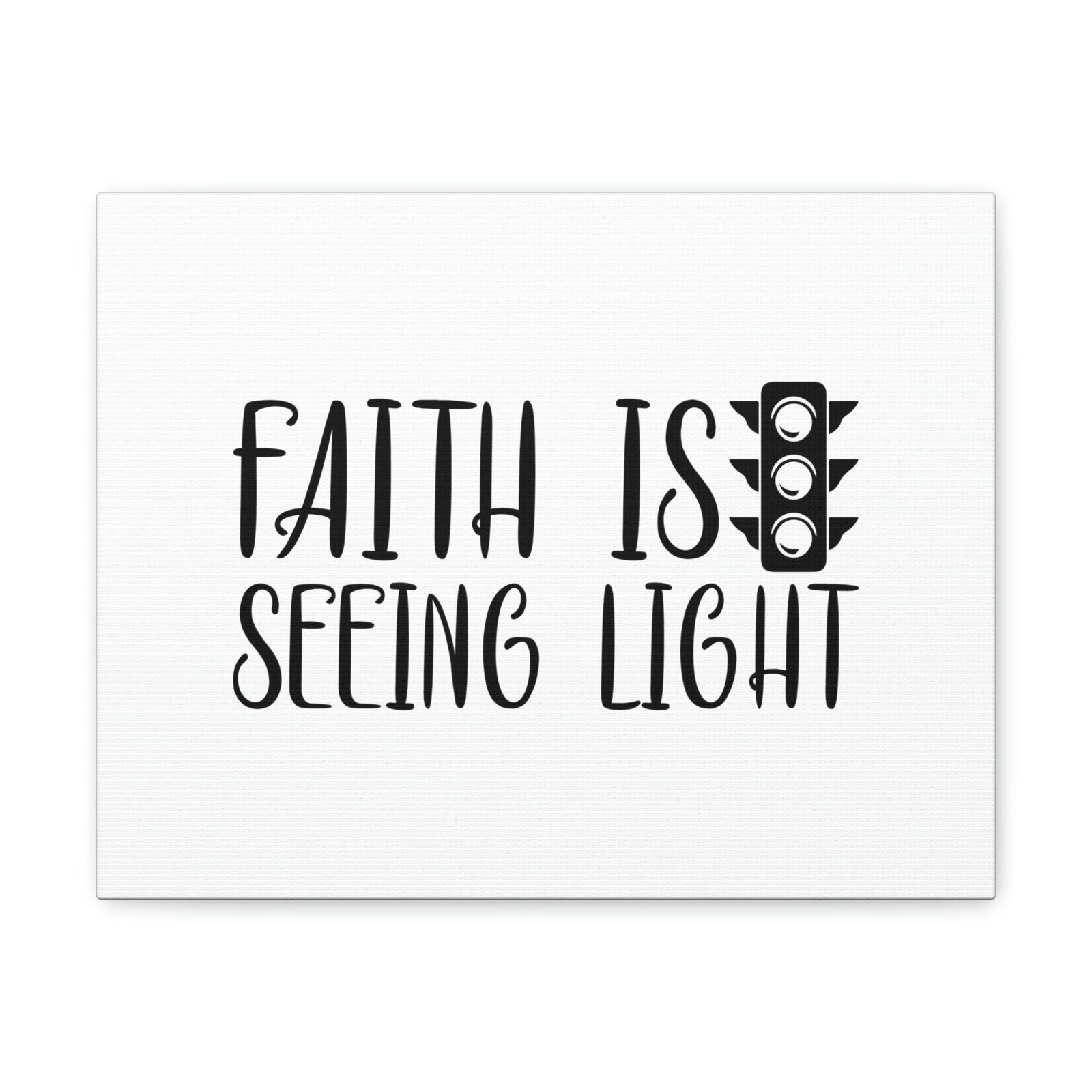 Scripture Walls Faith Is Seeing Light Hebrews 11:1 Traffic Light Christian Wall Art Bible Verse Print Ready to Hang Unframed-Express Your Love Gifts