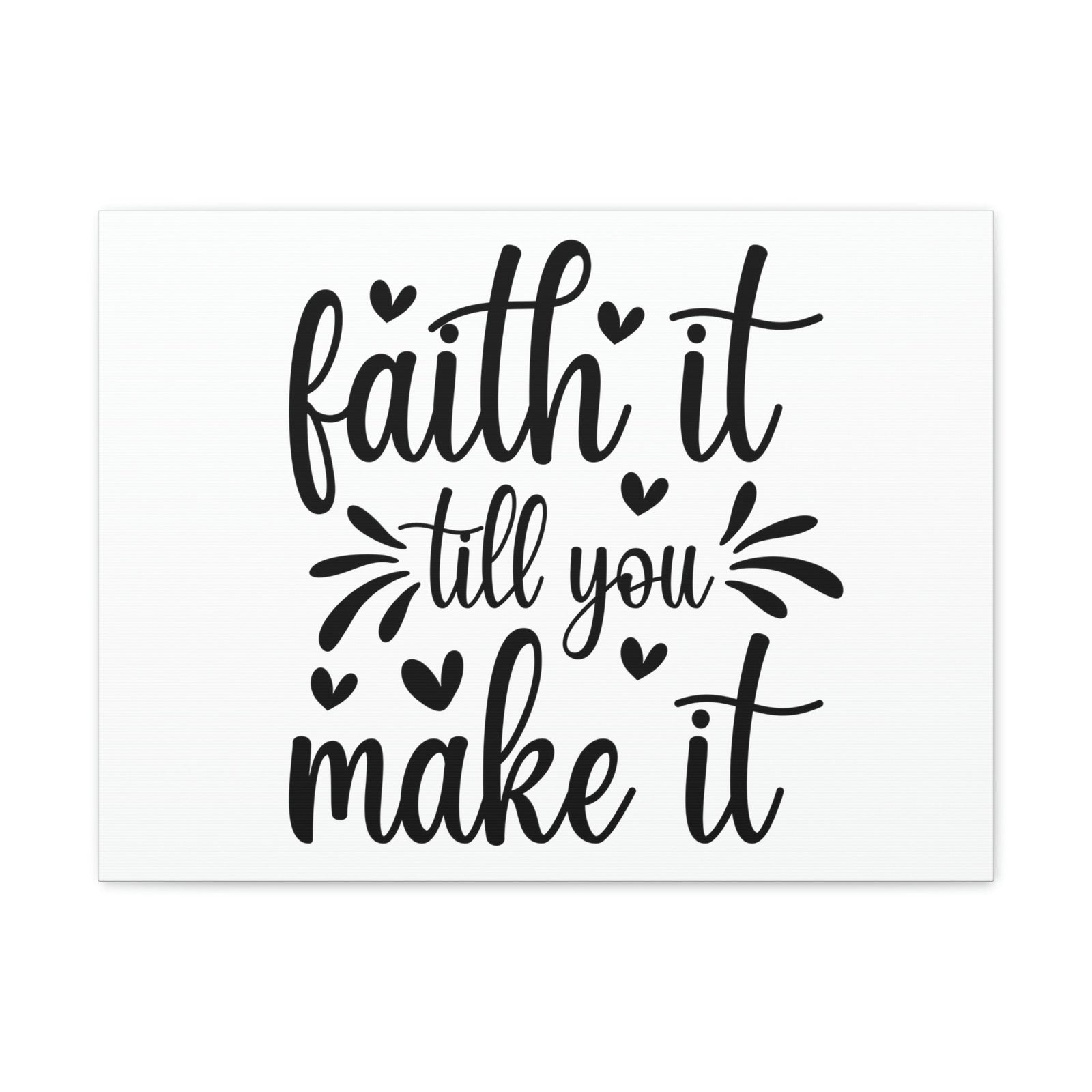 Scripture Walls Faith It Till You Make It Isaiah 26:4 Christian Wall Art Bible Verse Print Ready to Hang Unframed-Express Your Love Gifts