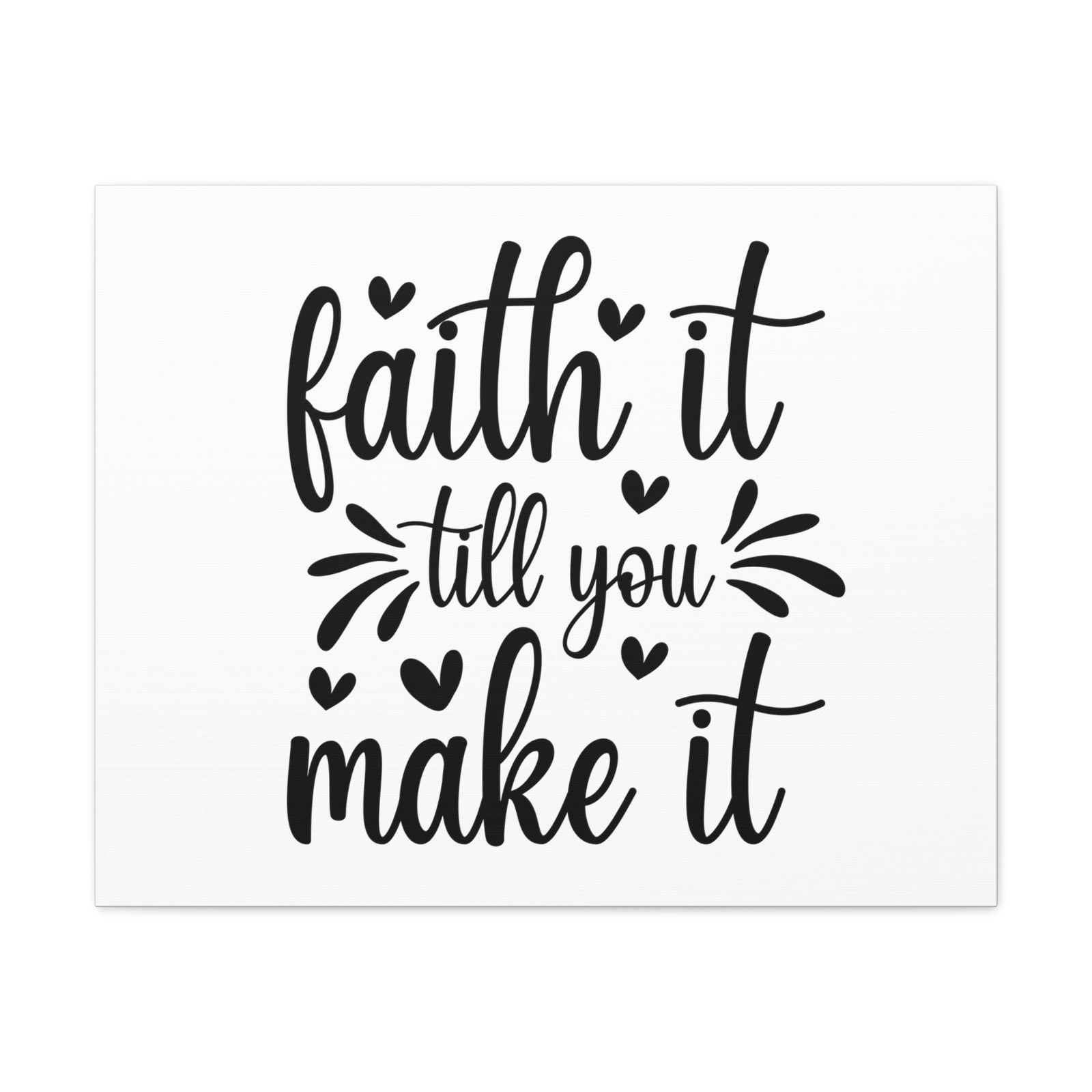 Scripture Walls Faith It Till You Make It Isaiah 26:4 Christian Wall Art Bible Verse Print Ready to Hang Unframed-Express Your Love Gifts