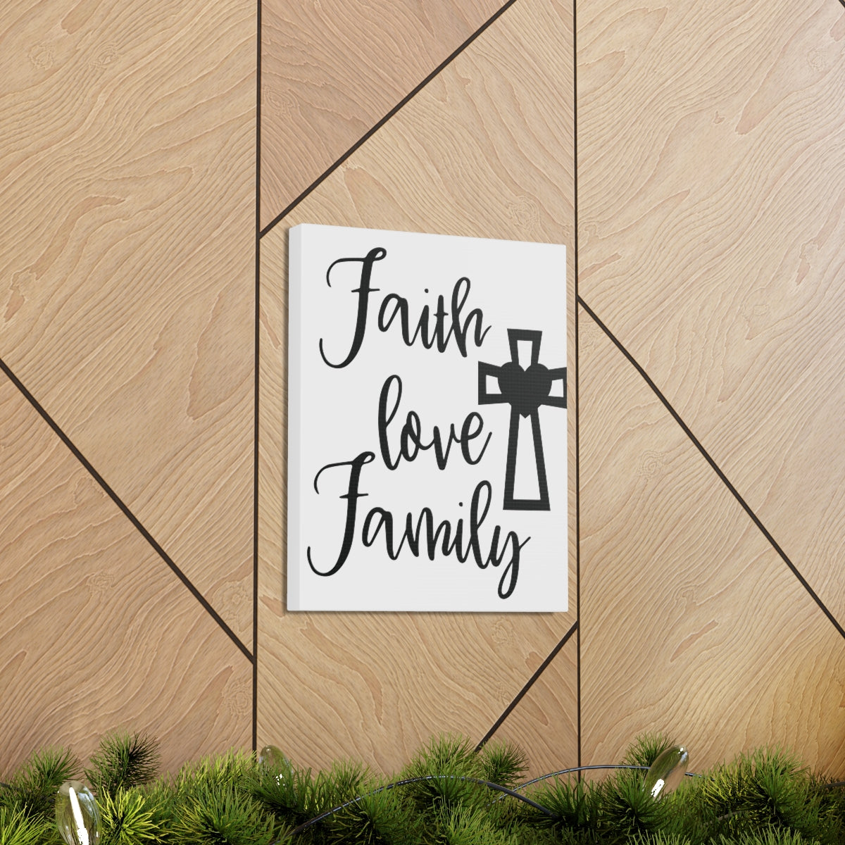 Scripture Walls Faith Love And Family Exodus 20:12 Christian Wall Art Print Ready to Hang Unframed-Express Your Love Gifts